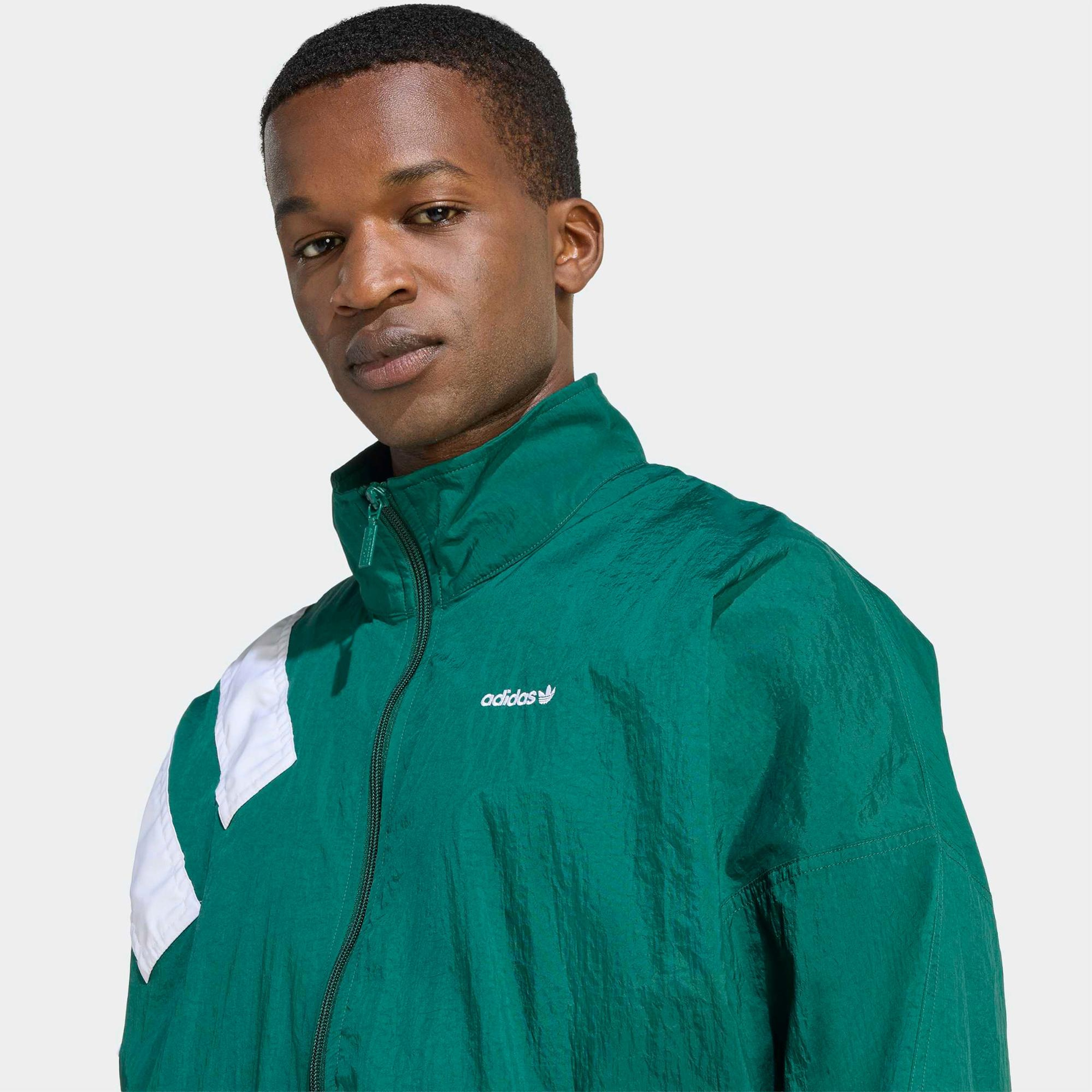 adidas Archive Blocked Erkek Yeşil Ceket