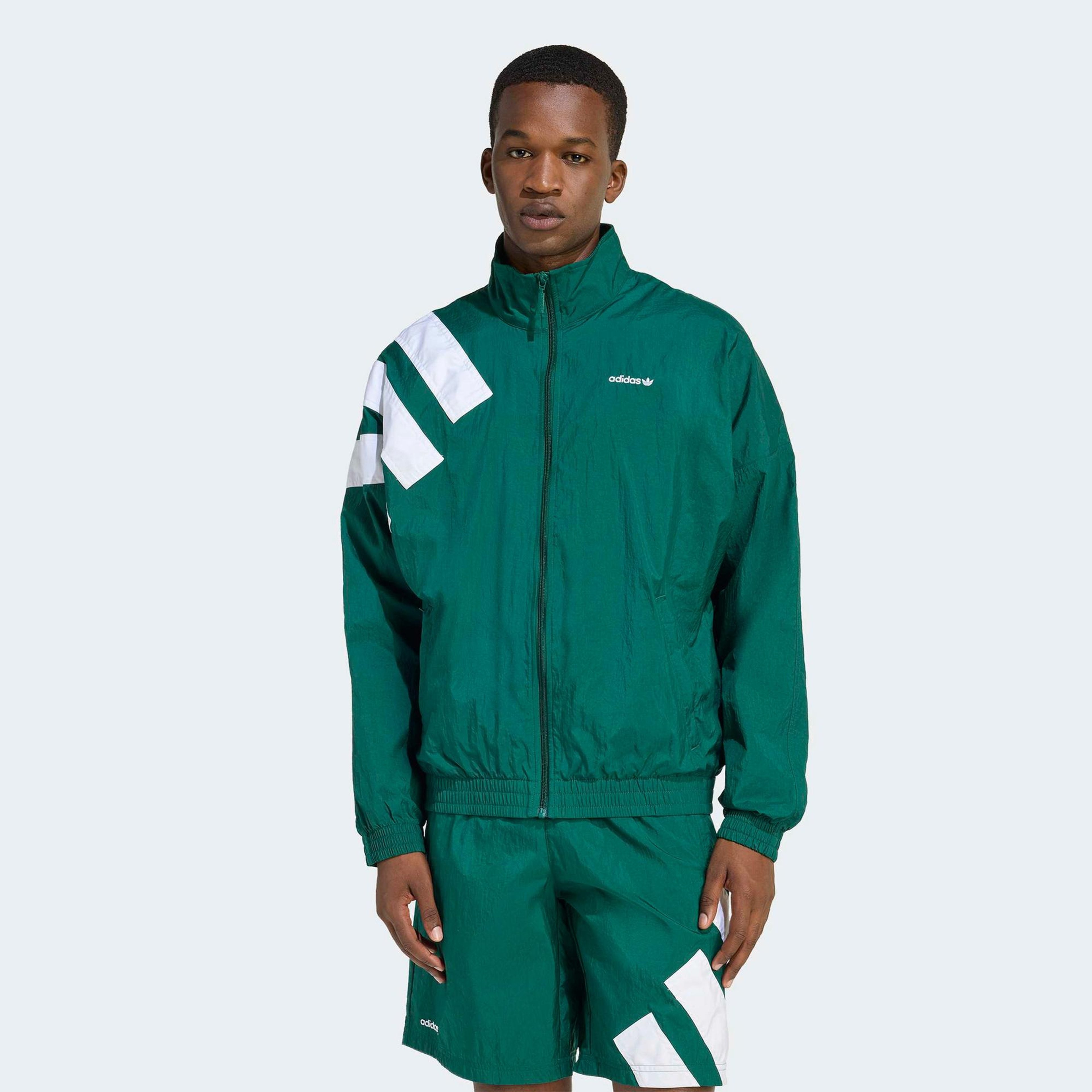 adidas Archive Blocked Erkek Yeşil Ceket