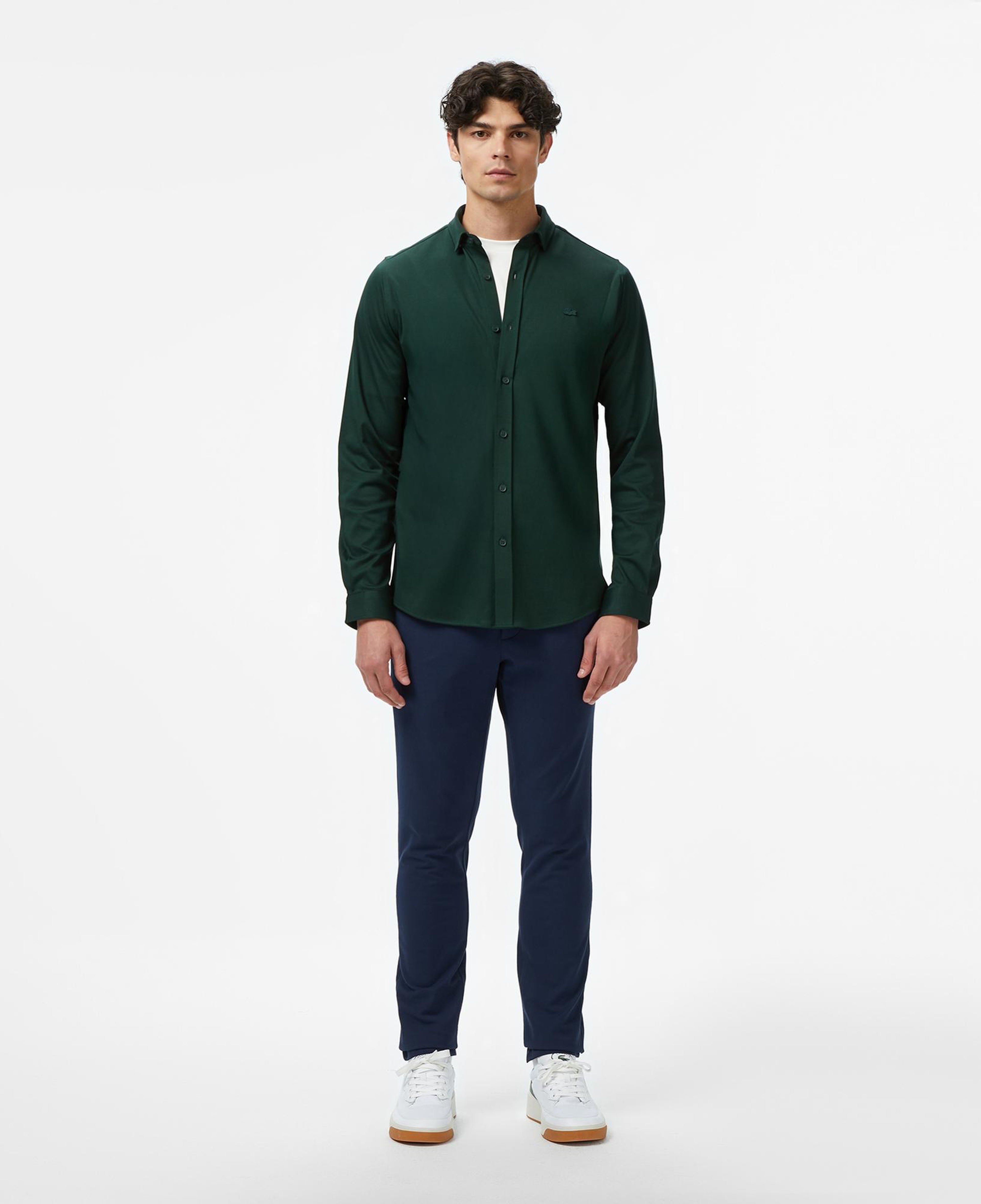 Lacoste Erkek Slim Fit Lacivert Chino Pantolon