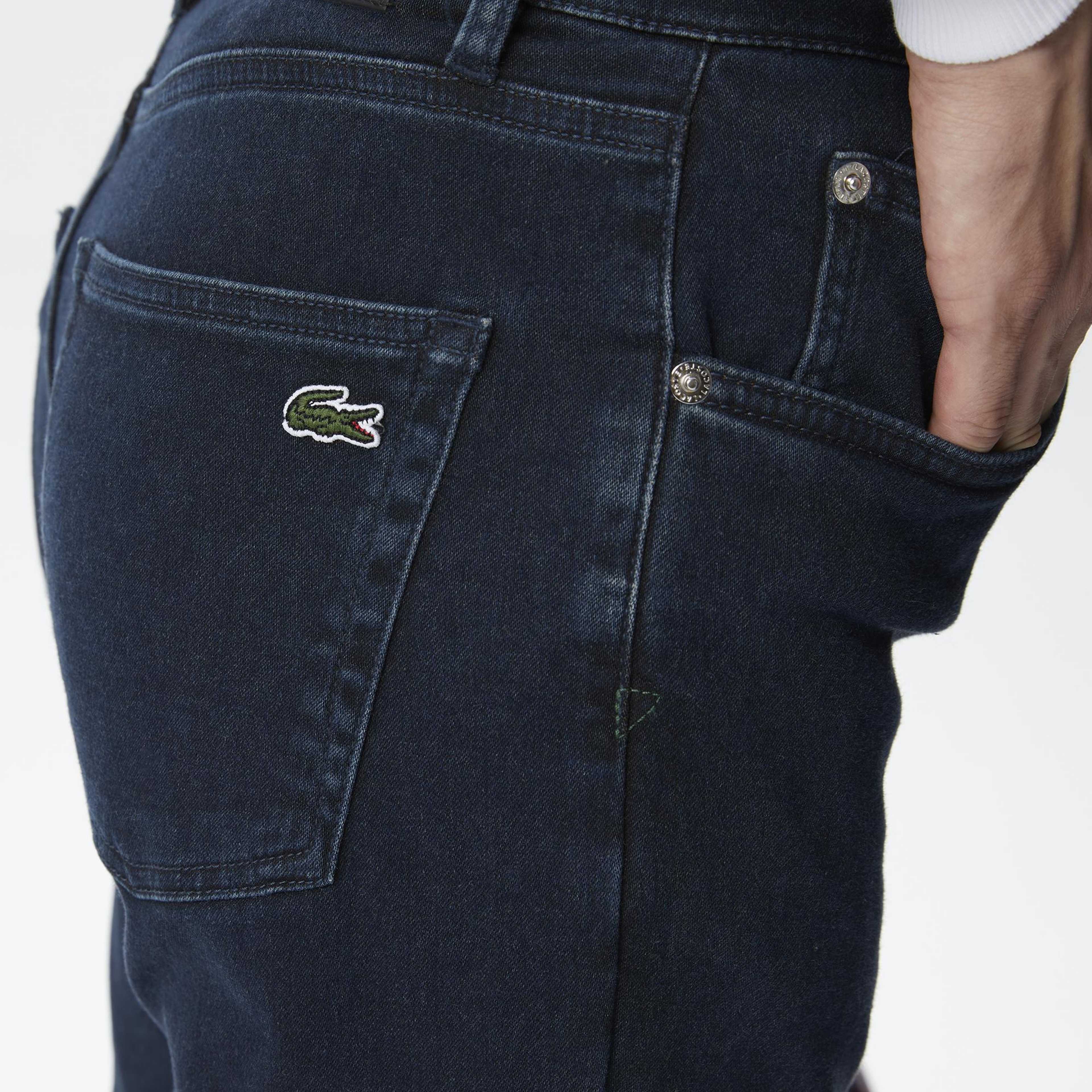 Erkek Slim Fit Lacivert Jean Pantolon