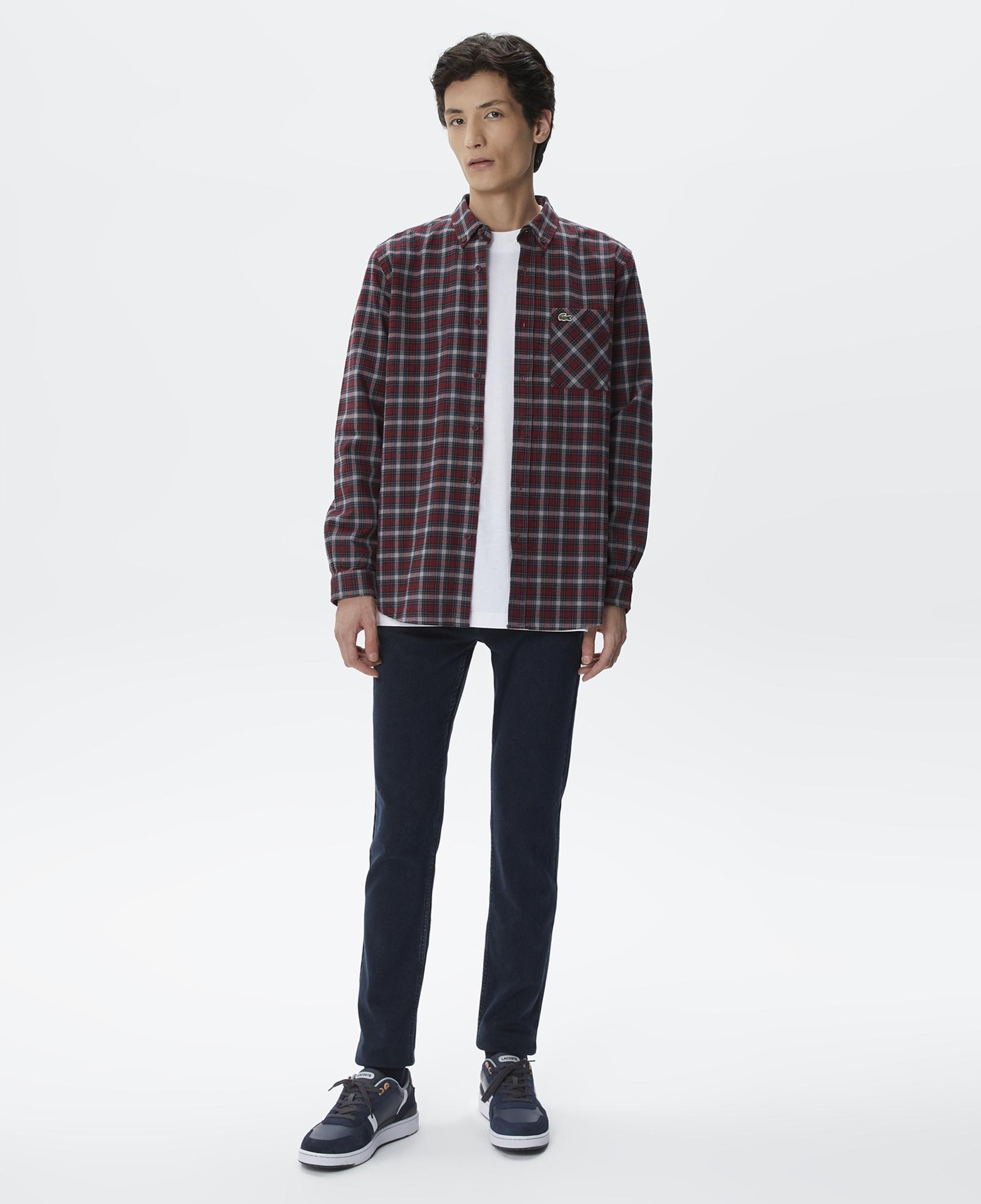 Lacoste Erkek Slim Fit Lacivert Jean Pantolon