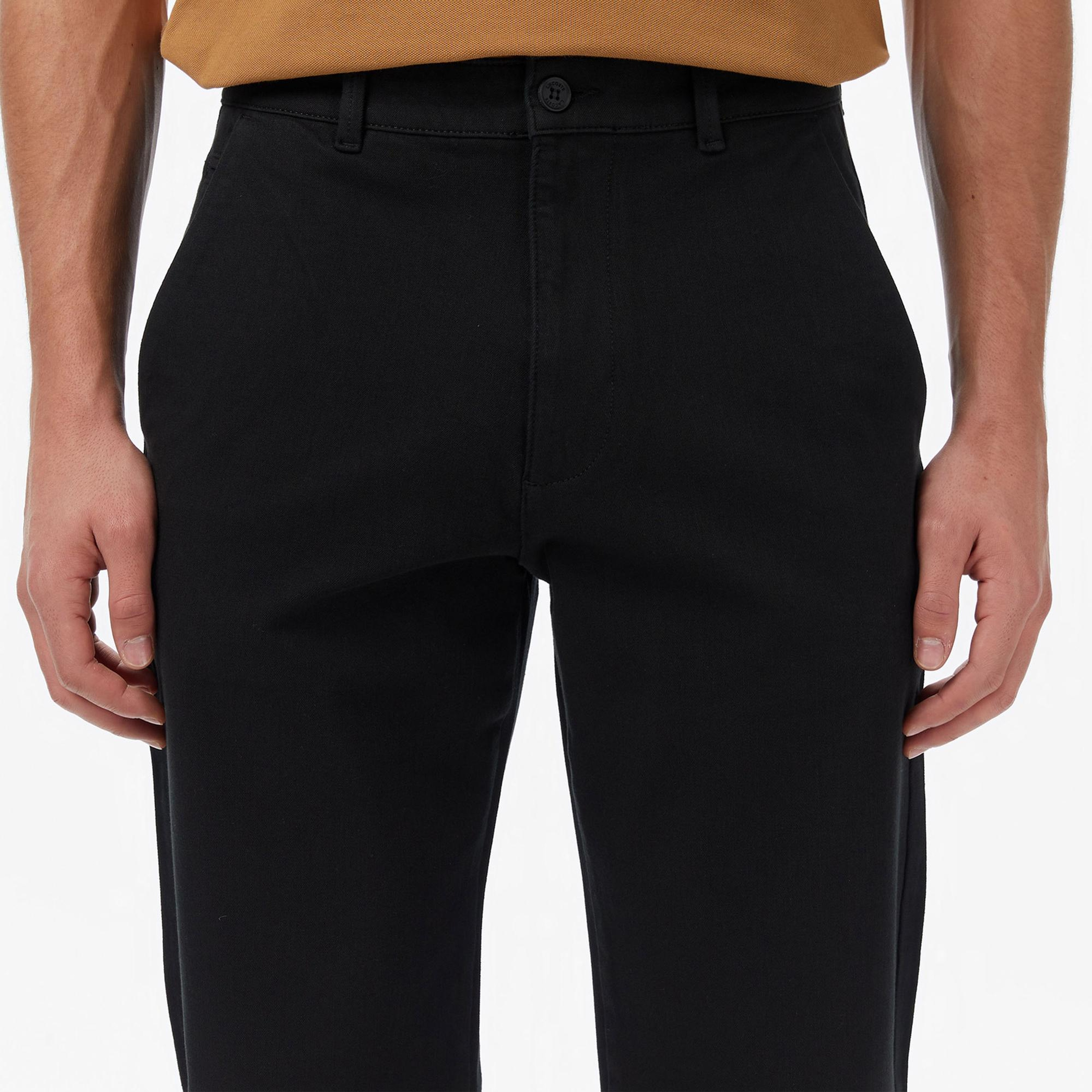 Lacoste Erkek Slim Fit Siyah Pantolon