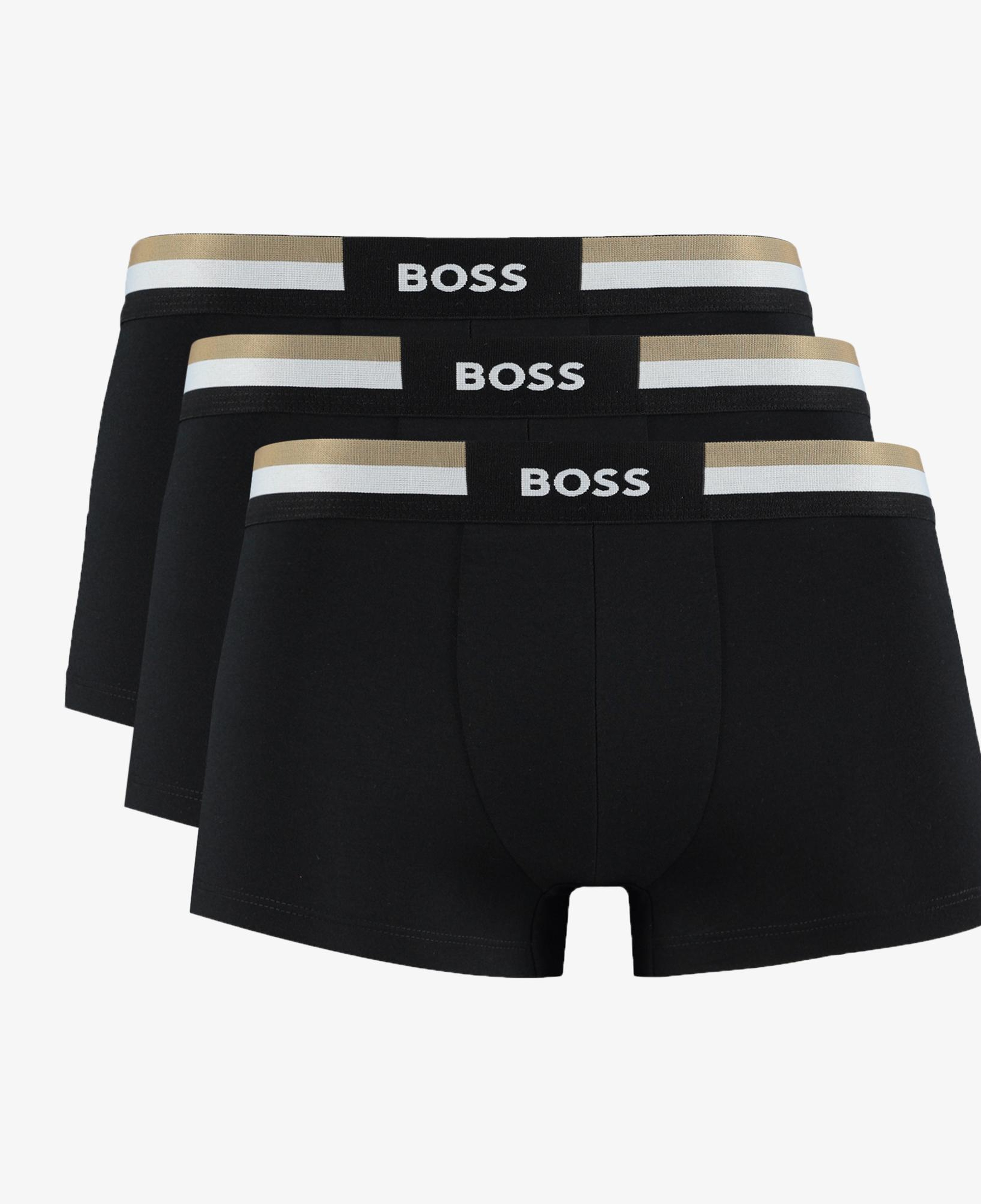 Boss 3'lü Trunk Motion Erkek Siyah Boxer