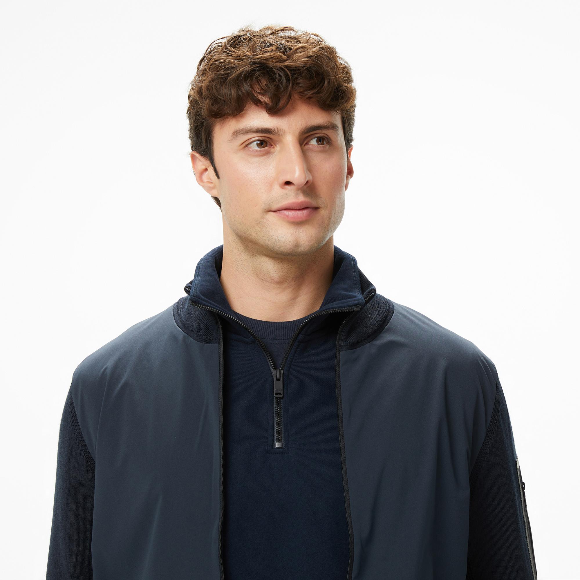 Boss Momentum-X Erkek Lacivert Triko