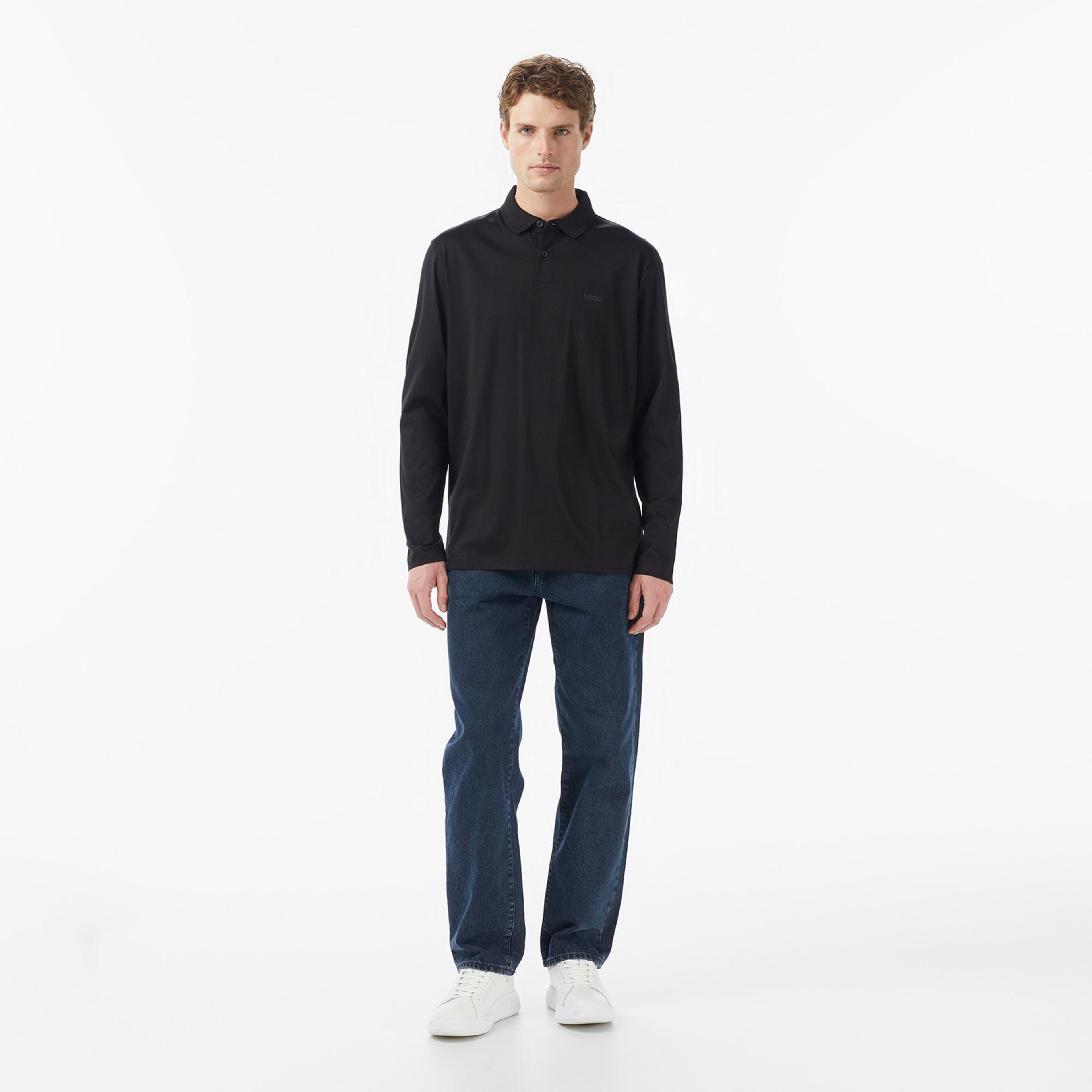 Boss Pirol Erkek Siyah Polo