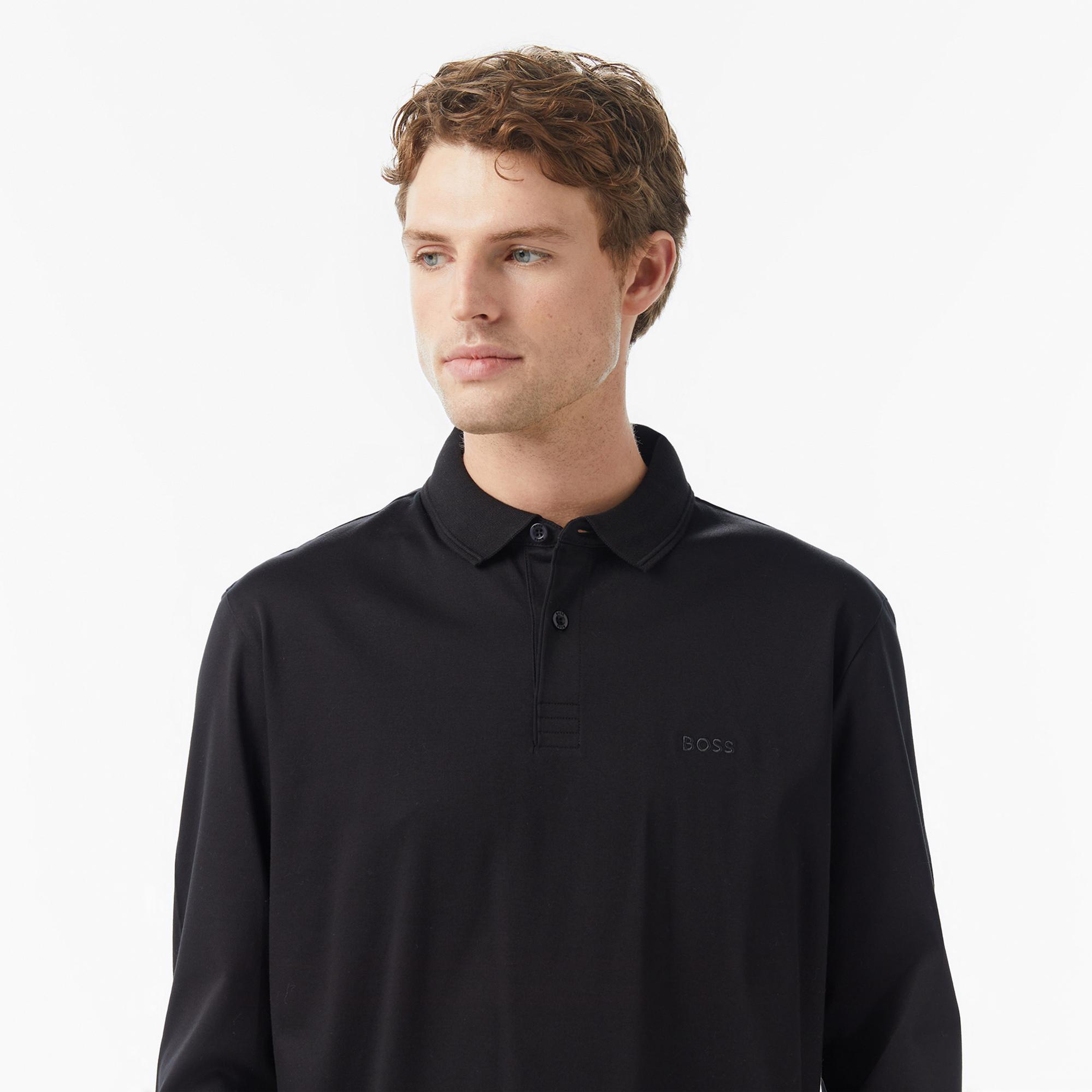 Boss Pirol Erkek Siyah Polo