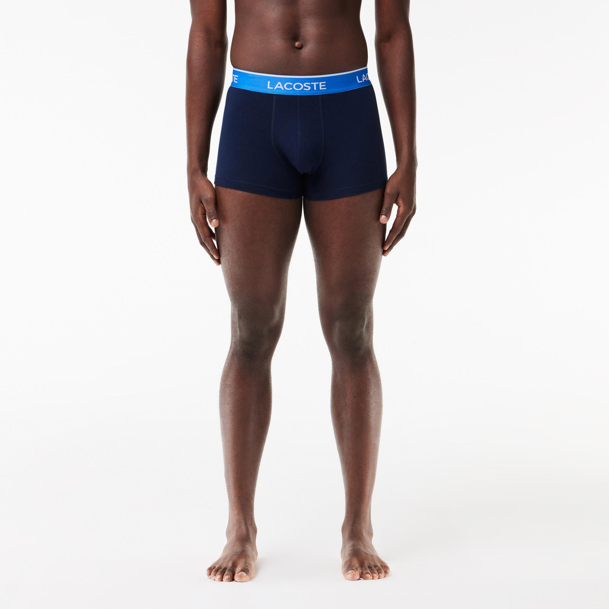 Lacoste Erkek 3'lü Lacivert Boxer