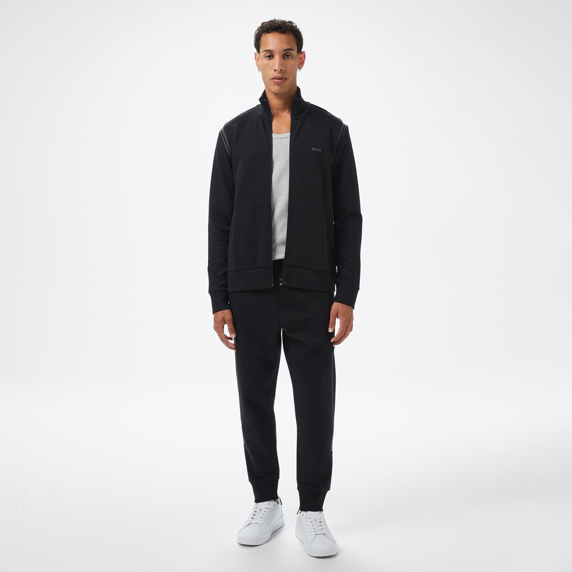 Boss Erkek Siyah Sweatshirt