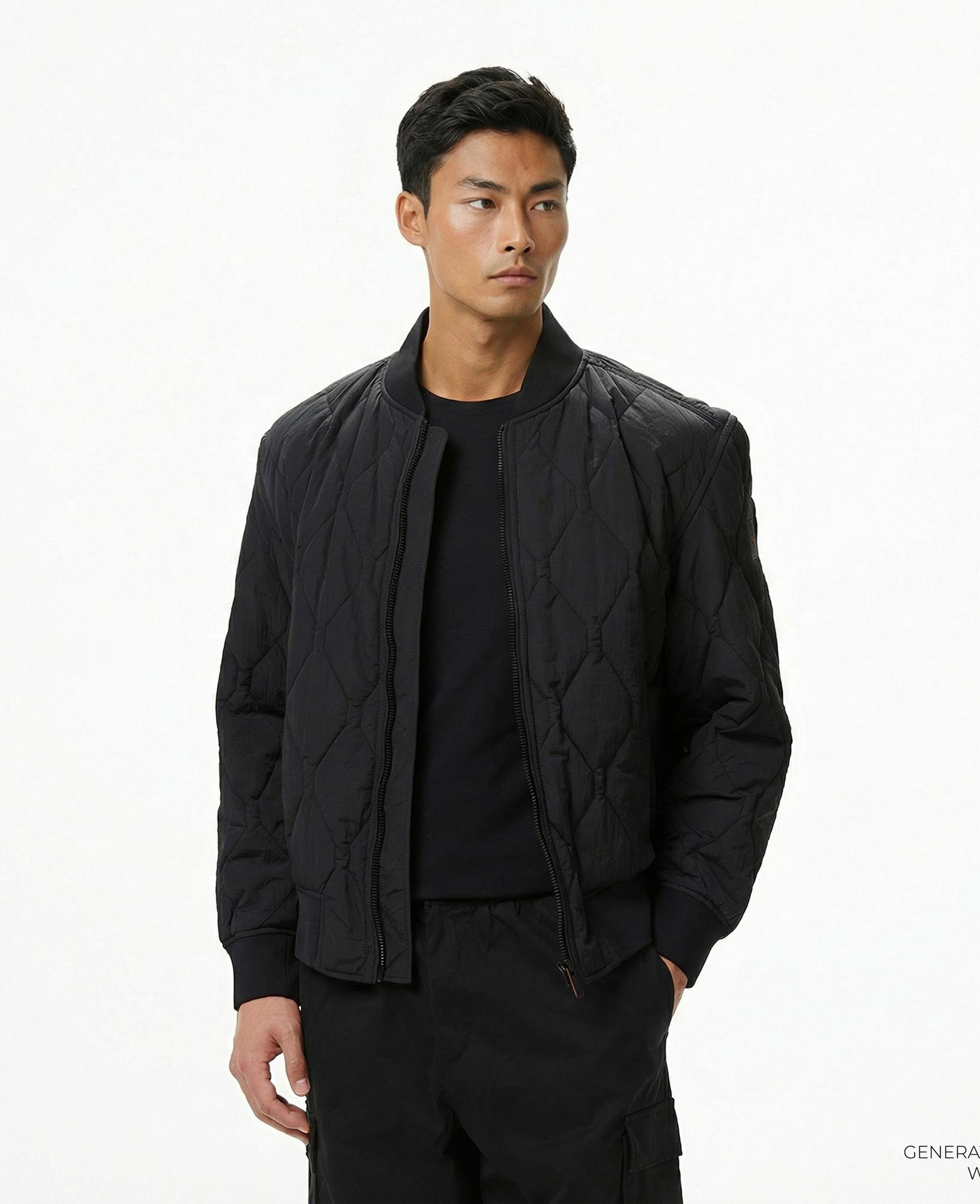 Boss Osnape Erkek Siyah Mont