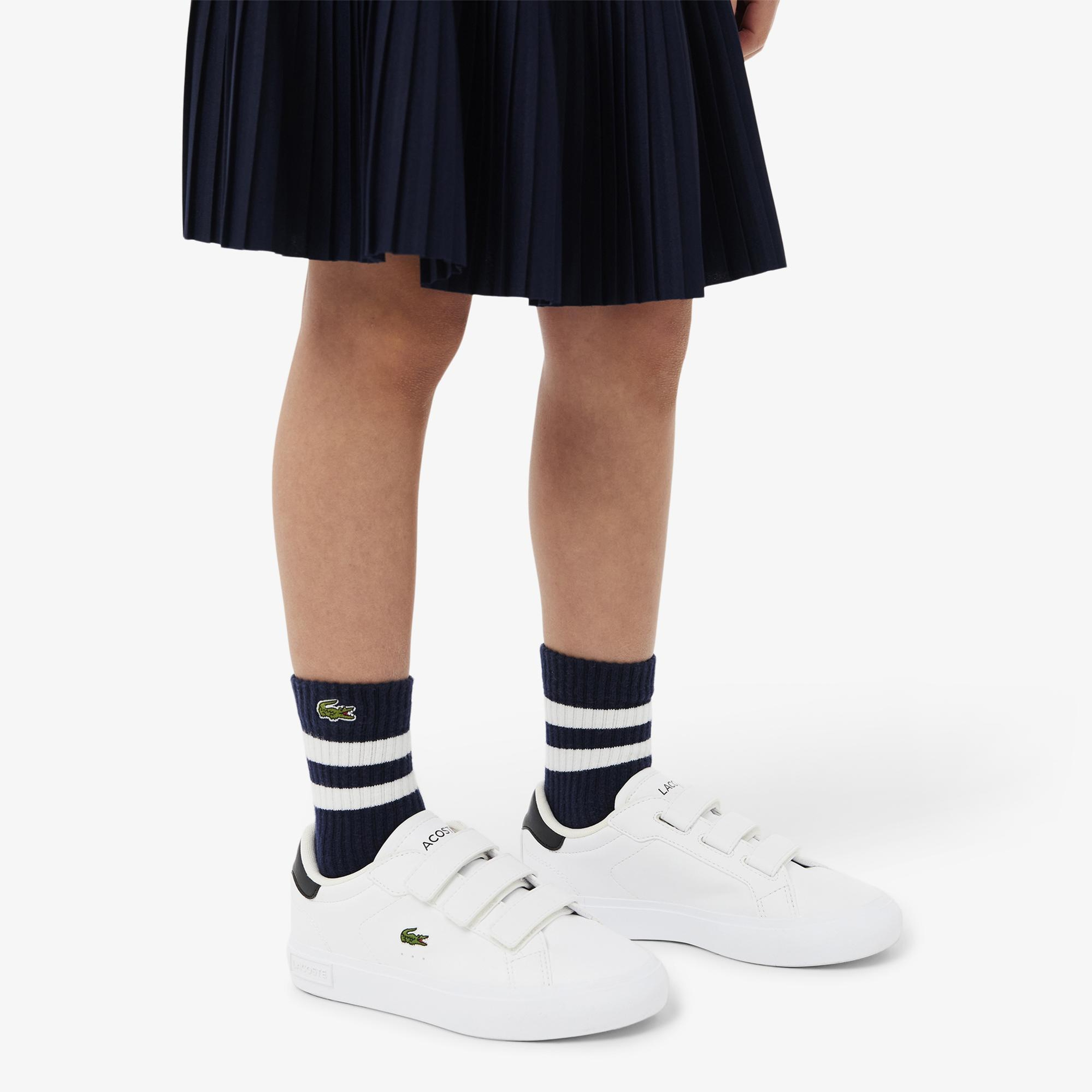 Lacoste Powercourt Çocuk Beyaz Sneaker