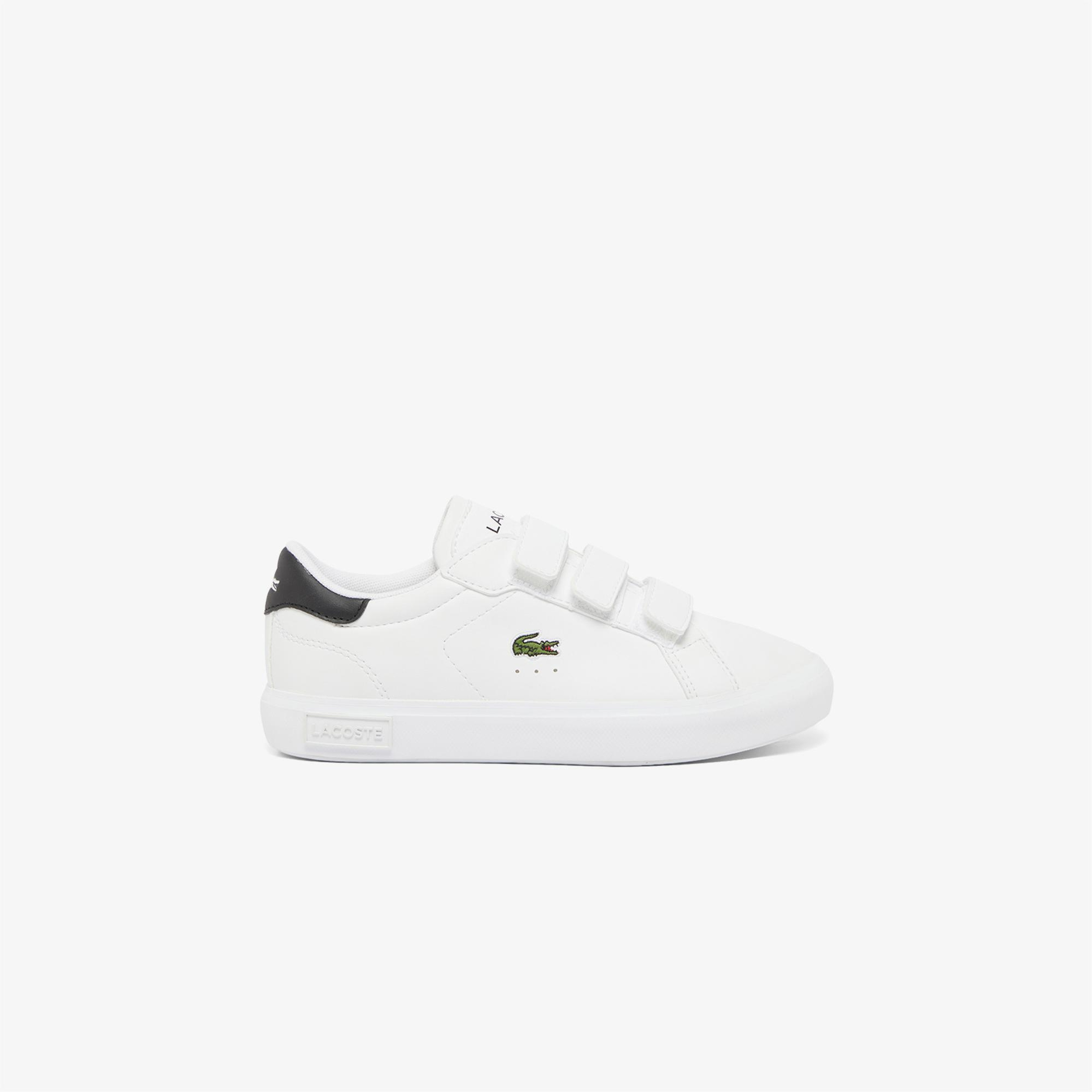 Lacoste Powercourt Çocuk Beyaz Sneaker