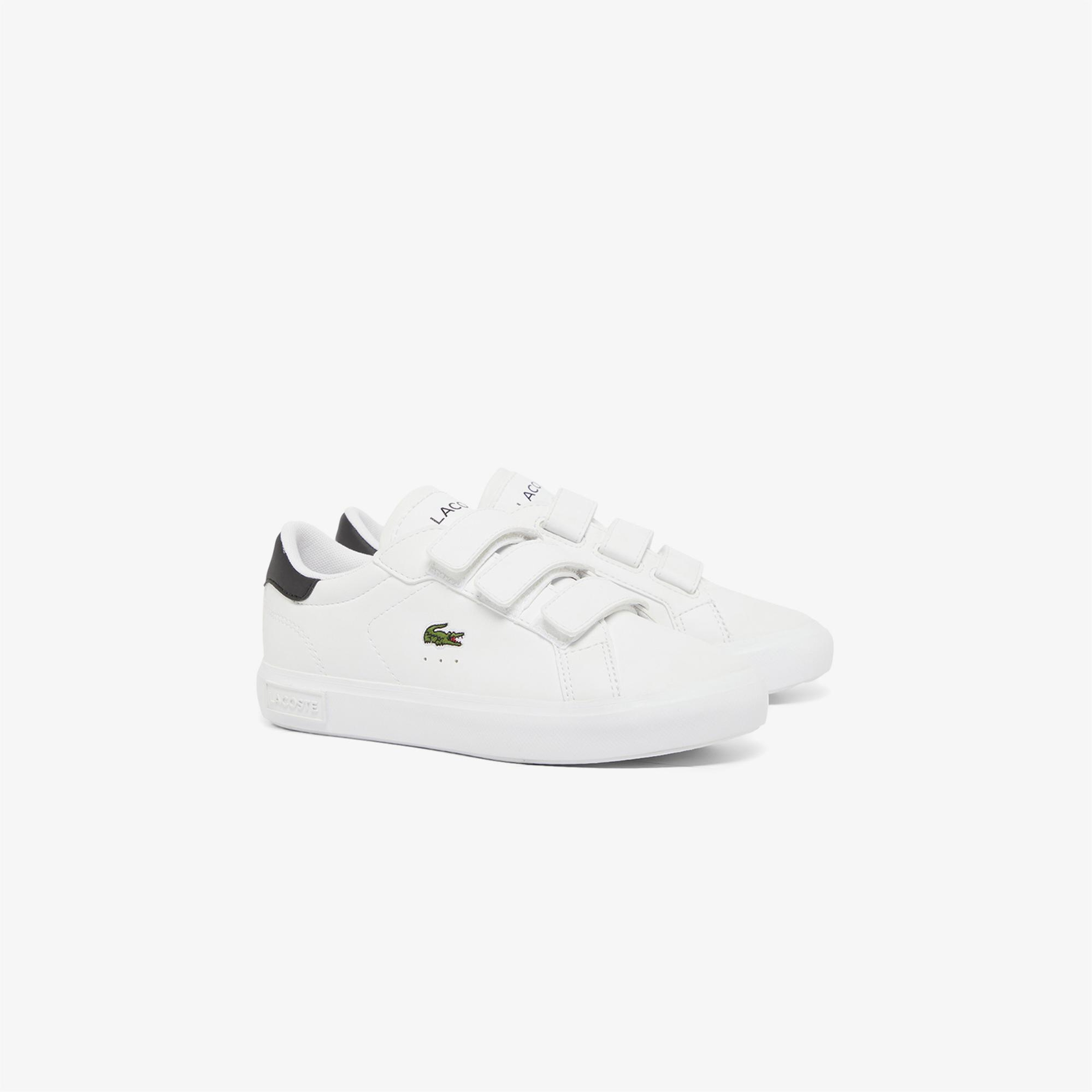 Lacoste Powercourt Çocuk Beyaz Sneaker