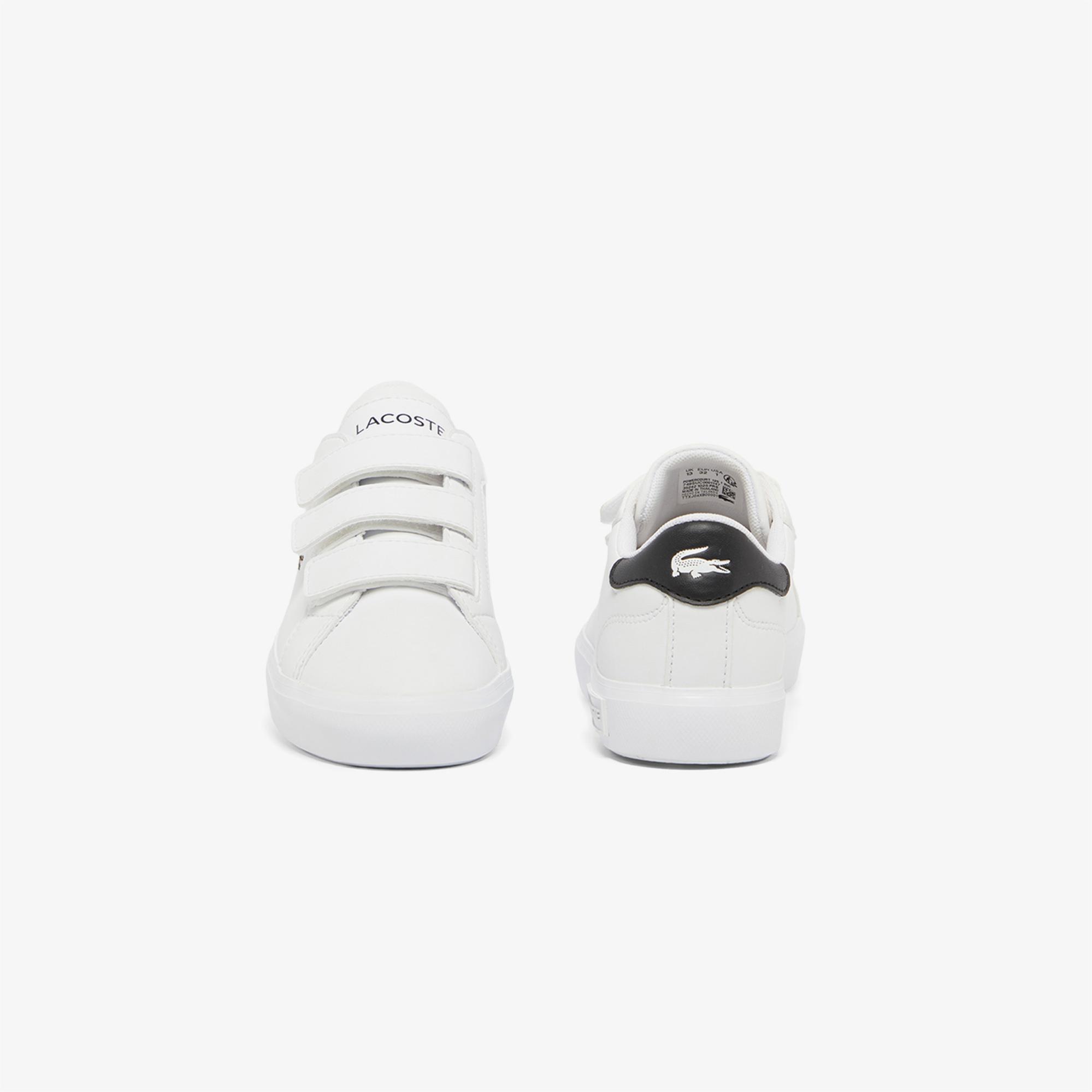 Lacoste Powercourt Çocuk Beyaz Sneaker