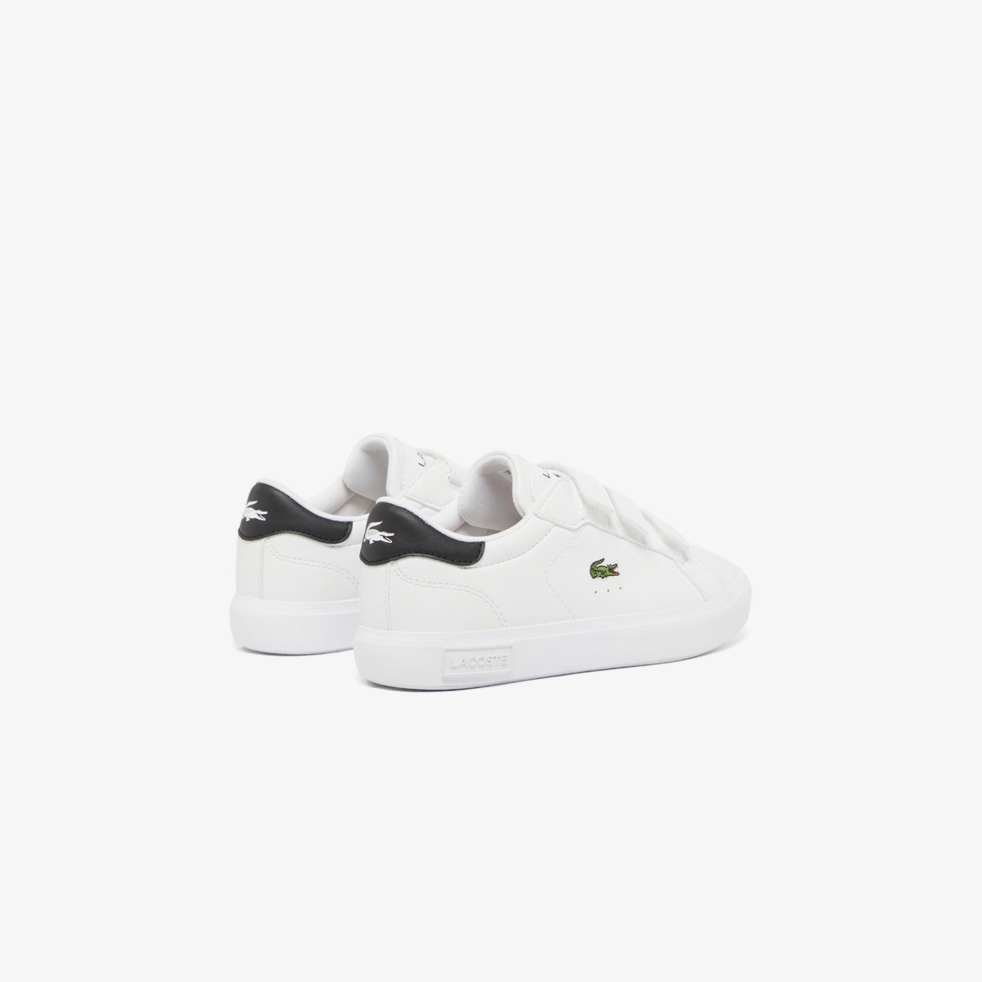 Lacoste Powercourt Çocuk Beyaz Sneaker
