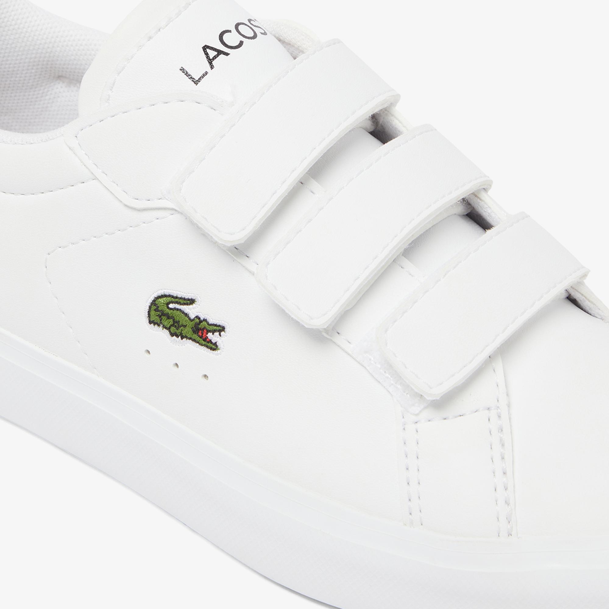 Lacoste Powercourt Çocuk Beyaz Sneaker
