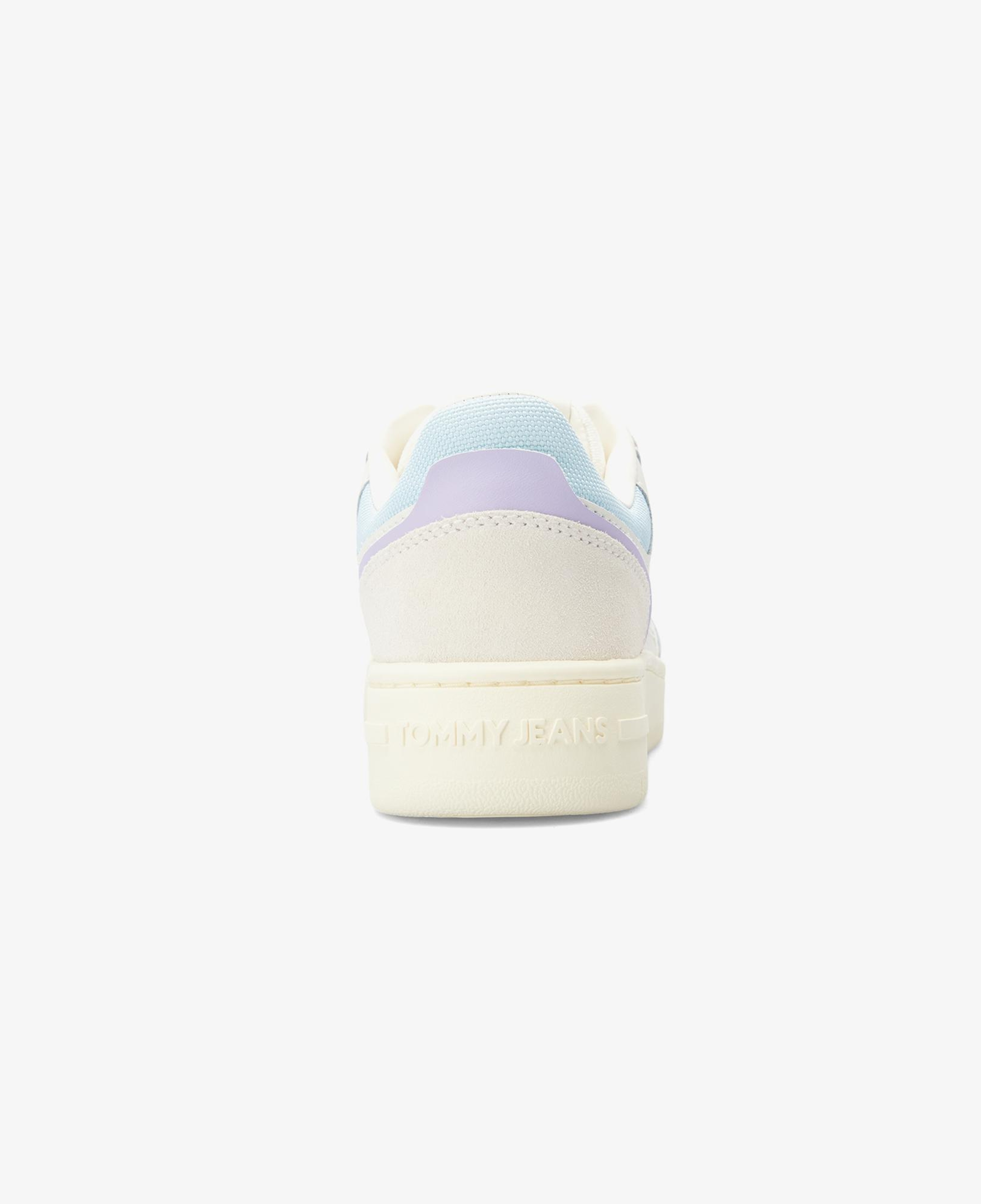 Tommy Jeans Retro Basket Kadın Beyaz/Mavi Spor Ayakkabı