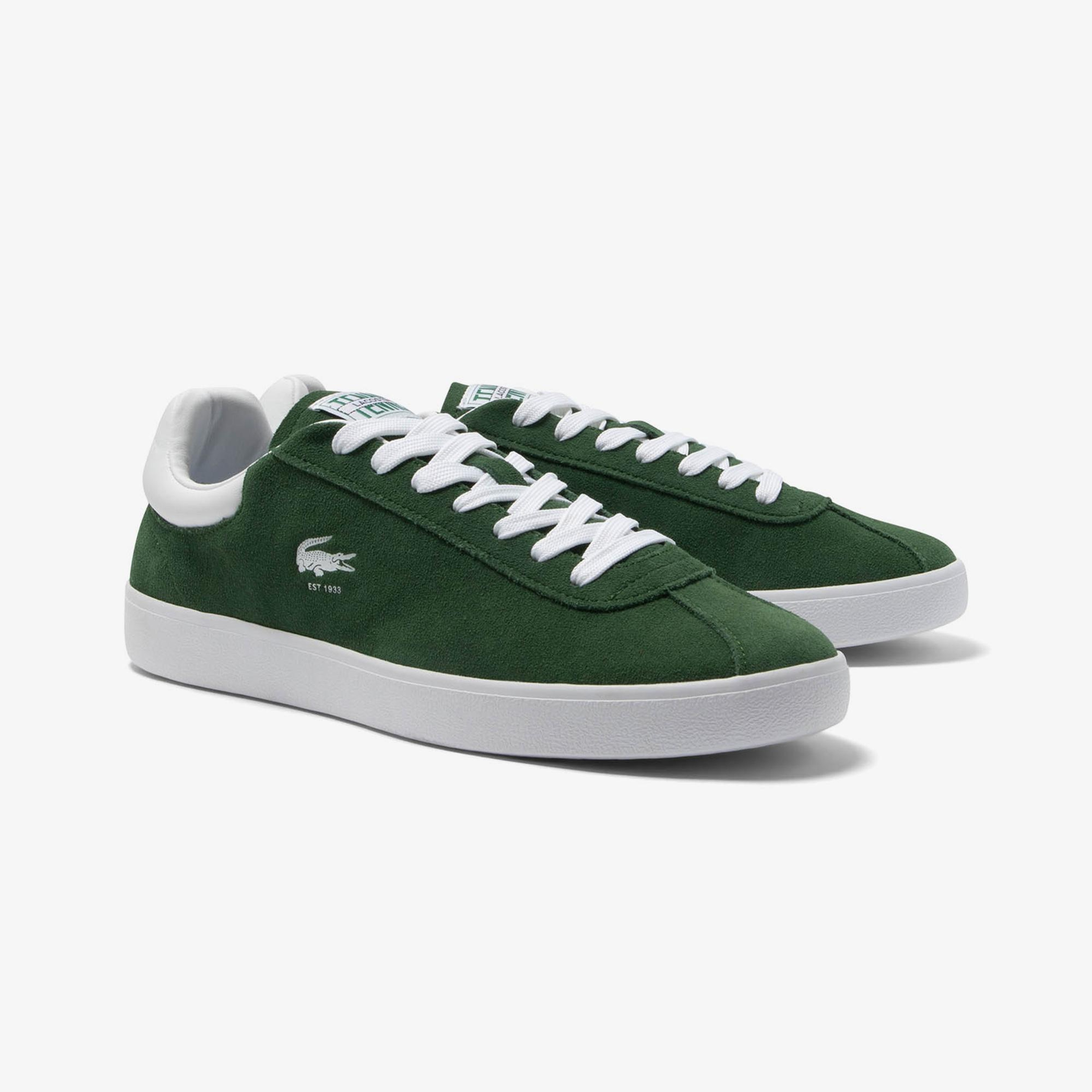 Lacoste Baseshot Erkek Yeşil Sneaker