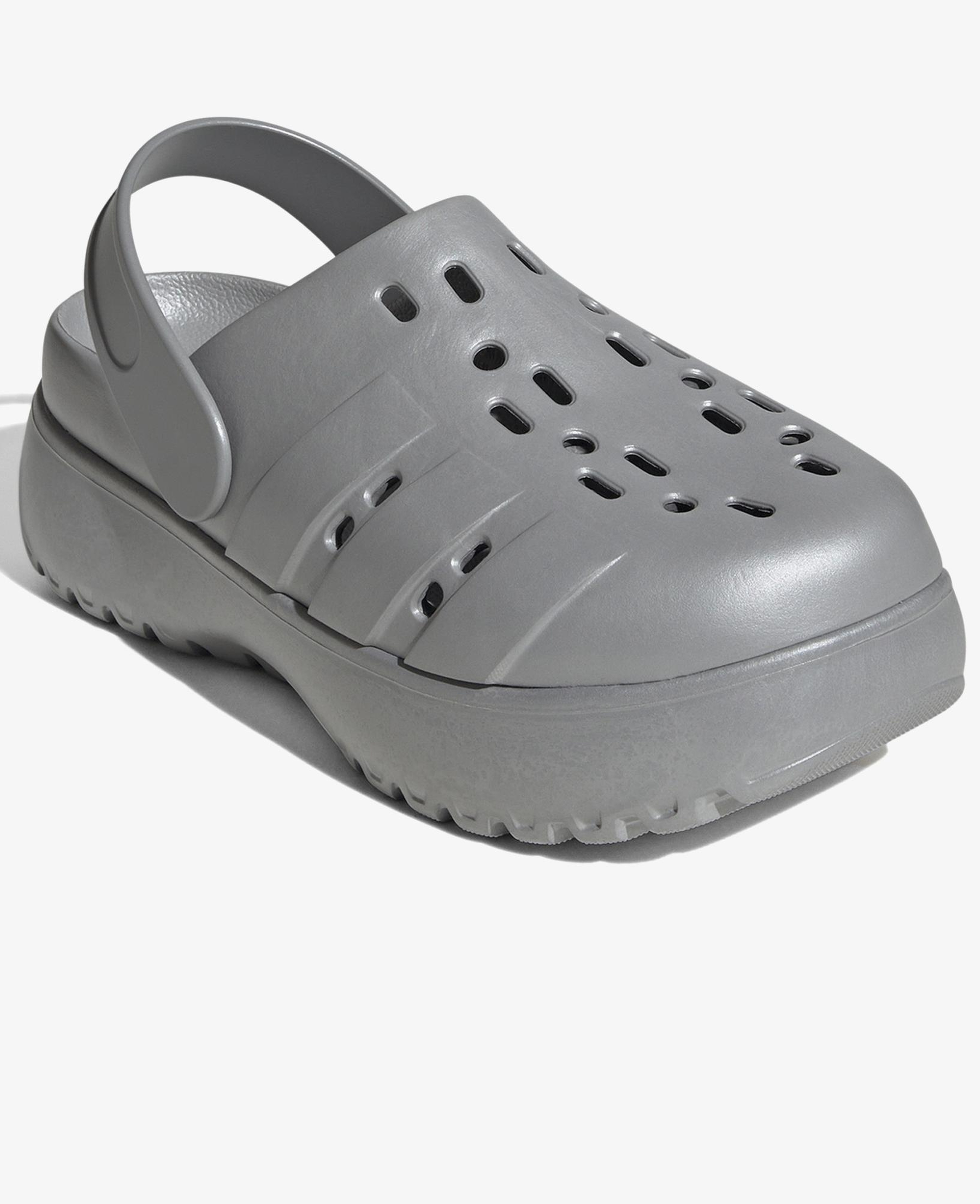 adidas AdıletteClogPlatform Gri Unisex Sandalet