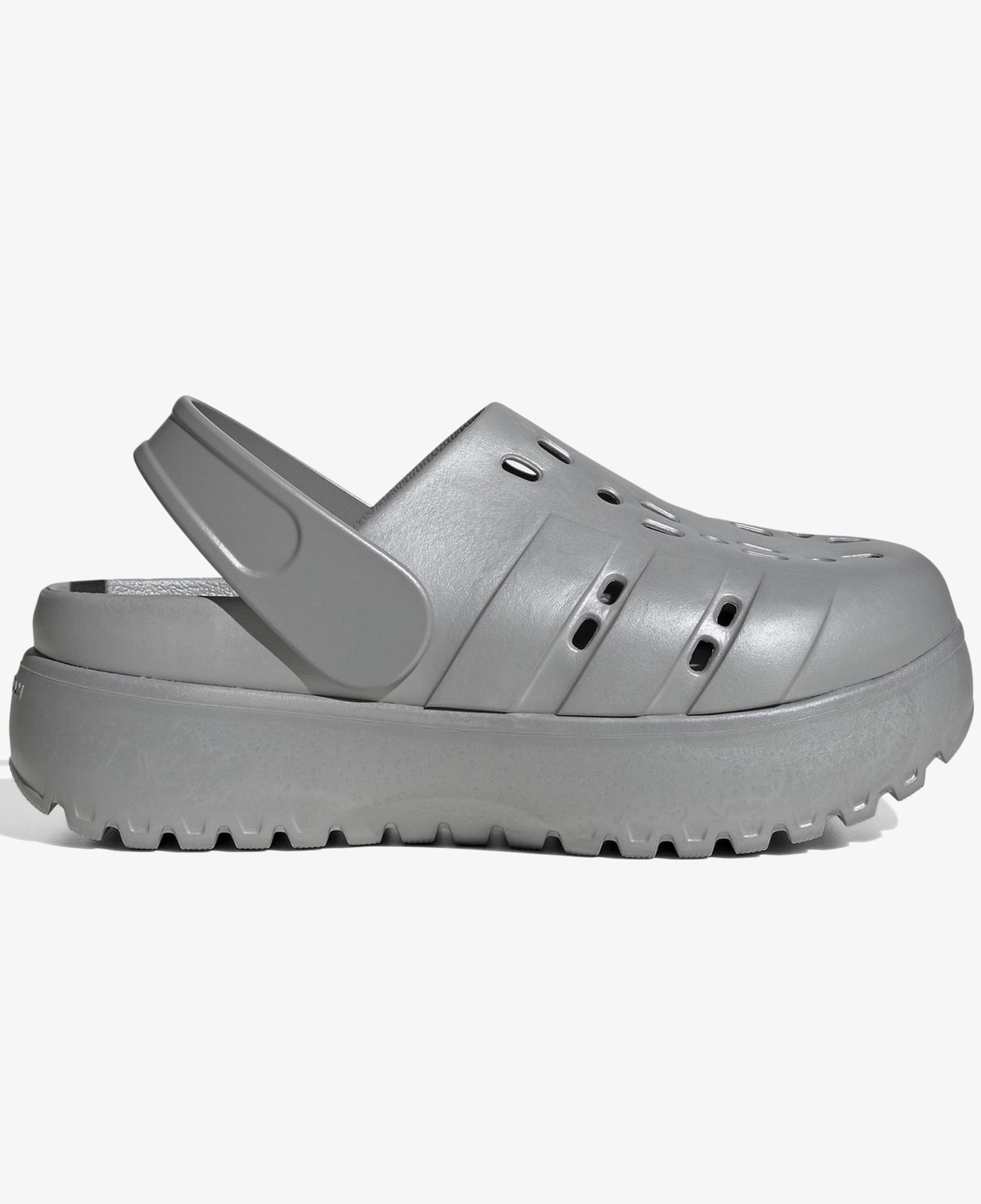 adidas AdıletteClogPlatform Gri Unisex Sandalet
