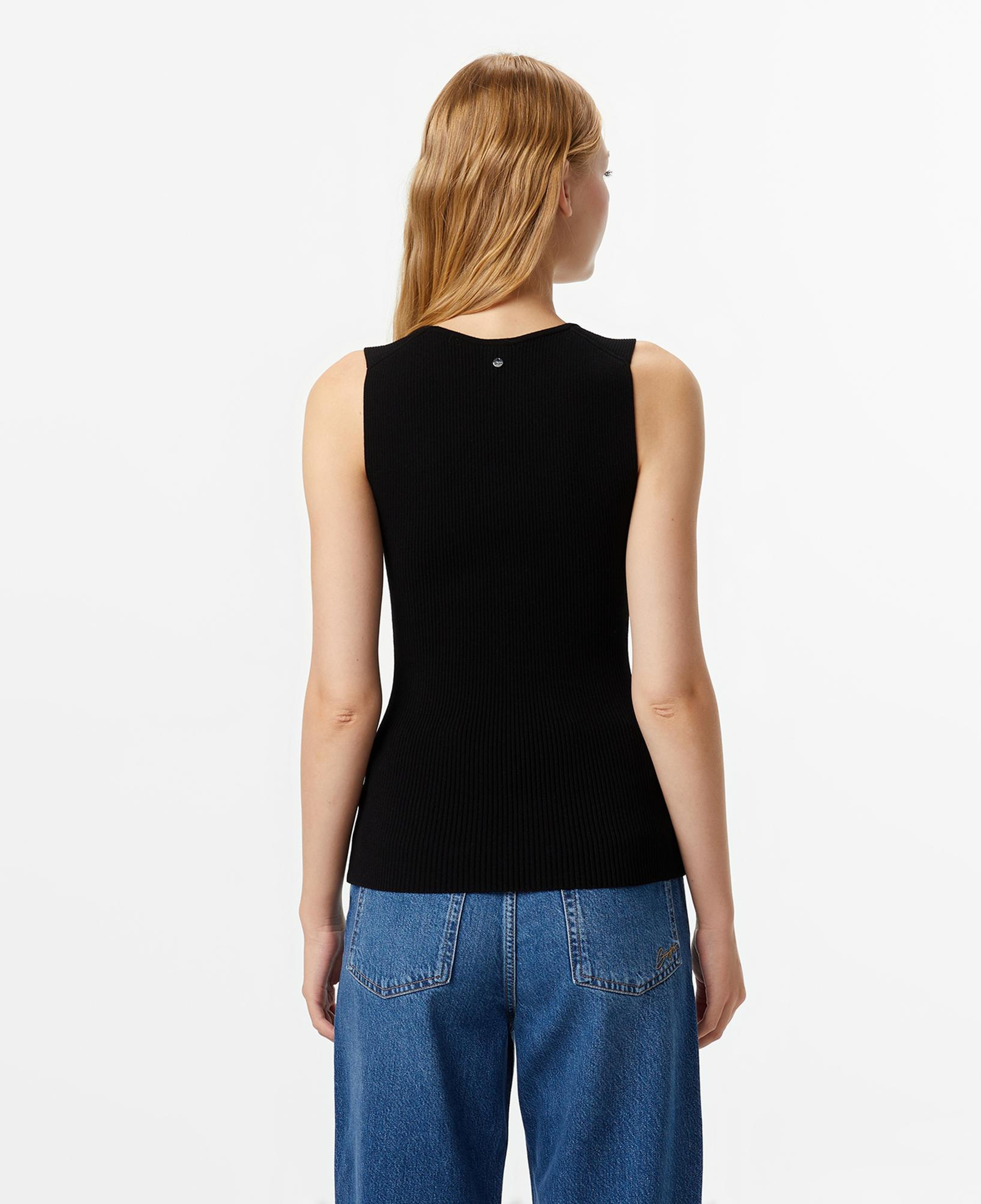 Boss Fiura Kadın Siyah Triko