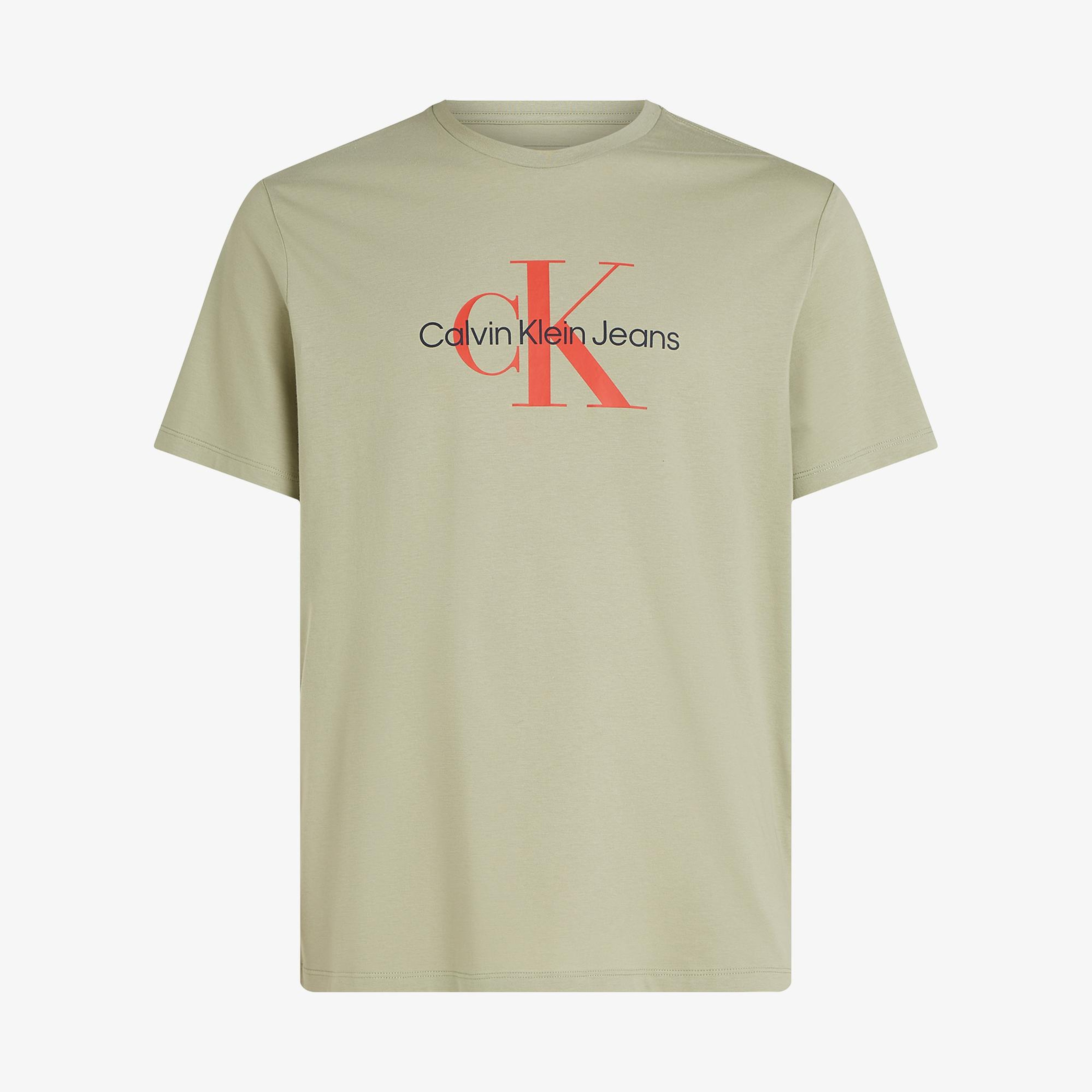 Calvin Klein Hero Monogram Erkek Yeşil T-Shirt