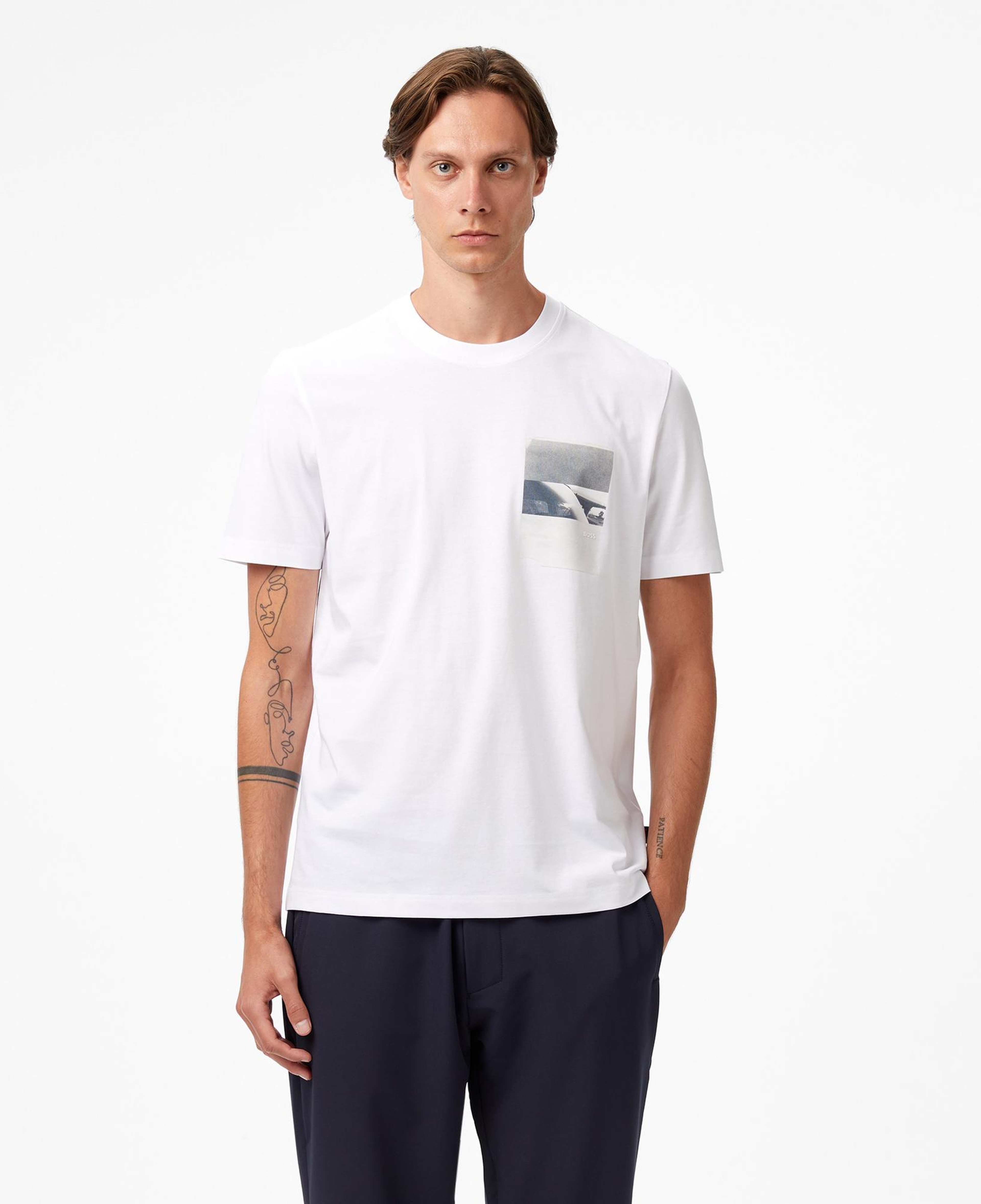 Boss Container Erkek Beyaz T-Shirt