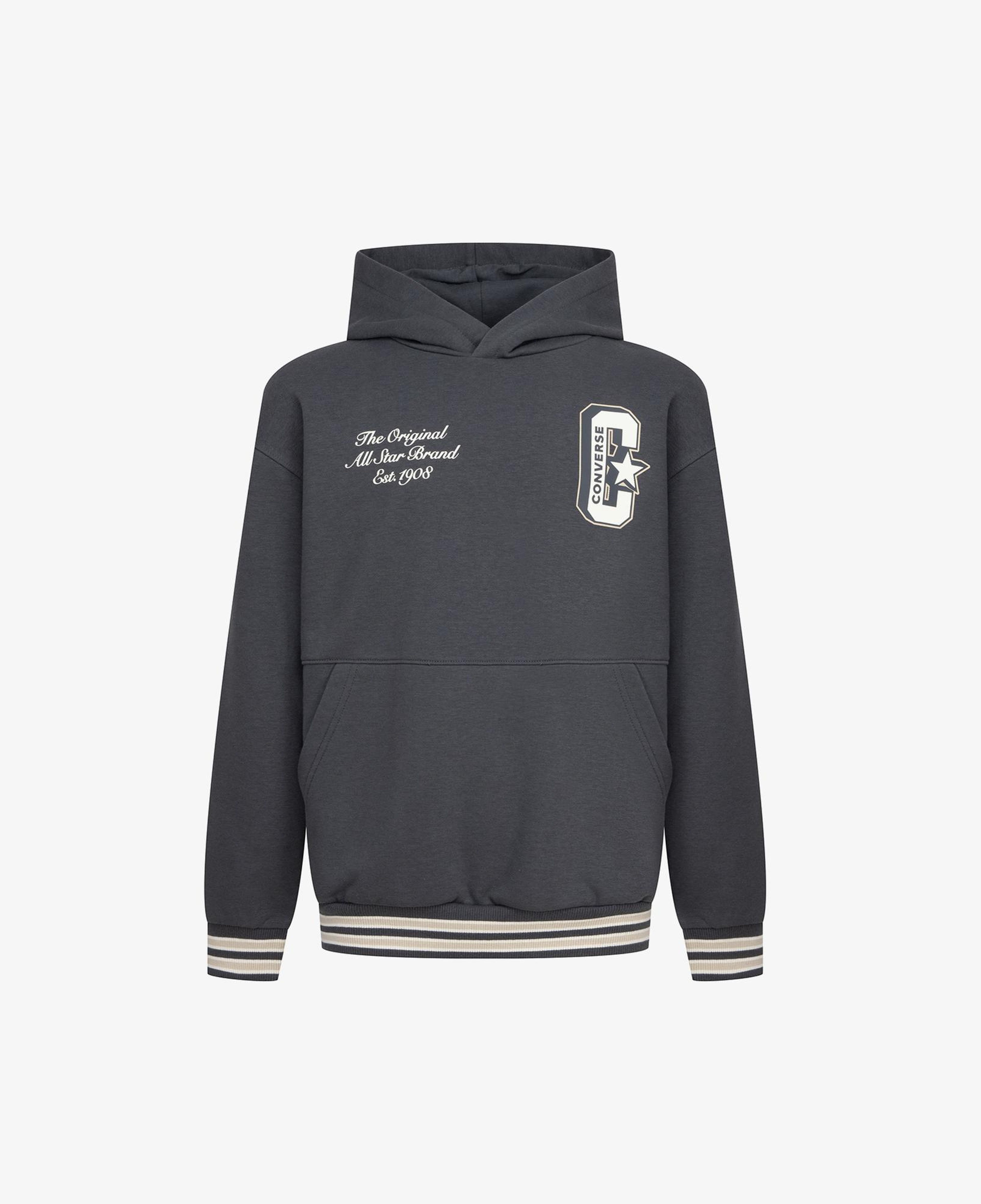 Converse Retro Varsıty Çocuk Gri Hoodie
