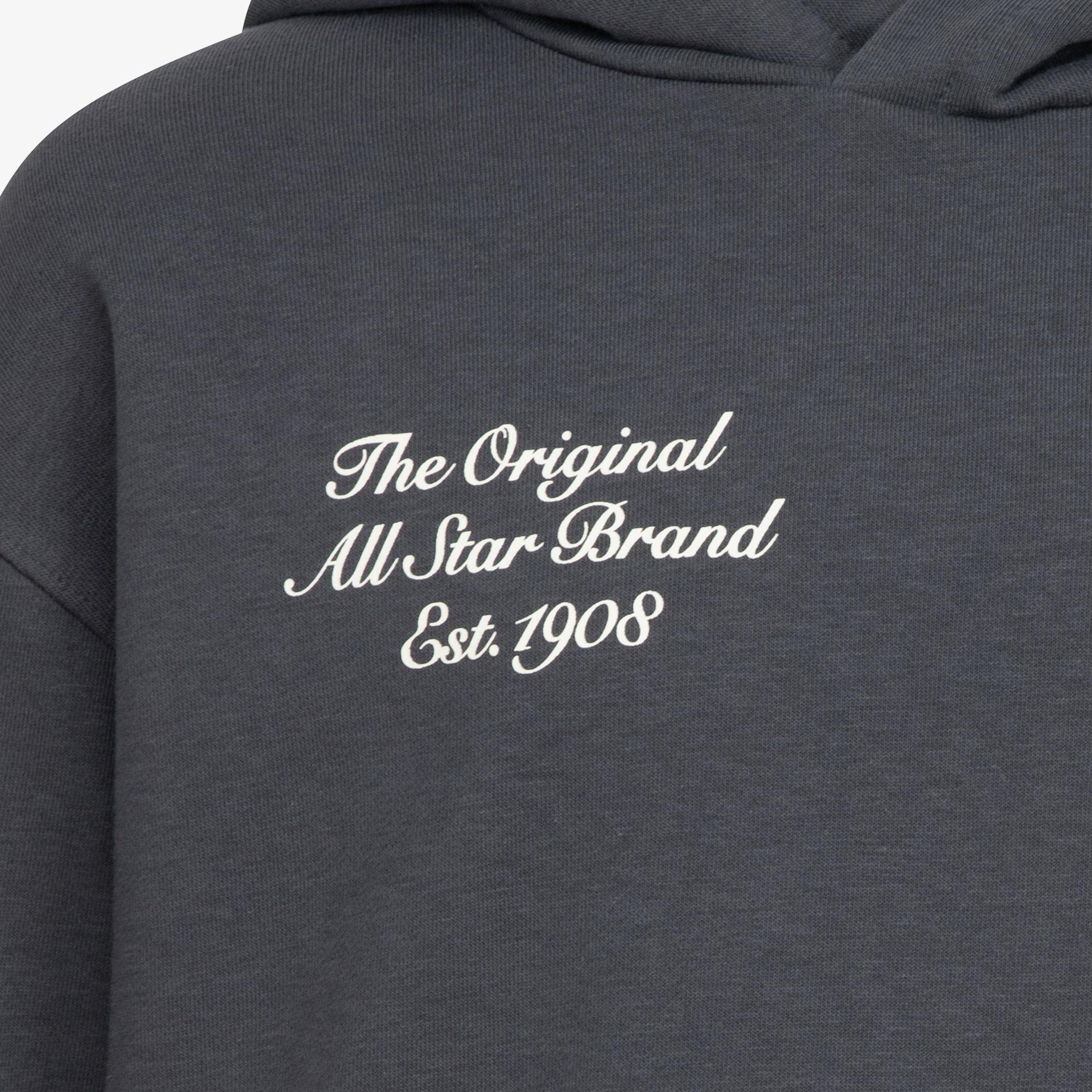 Converse Retro Varsıty Çocuk Gri Hoodie