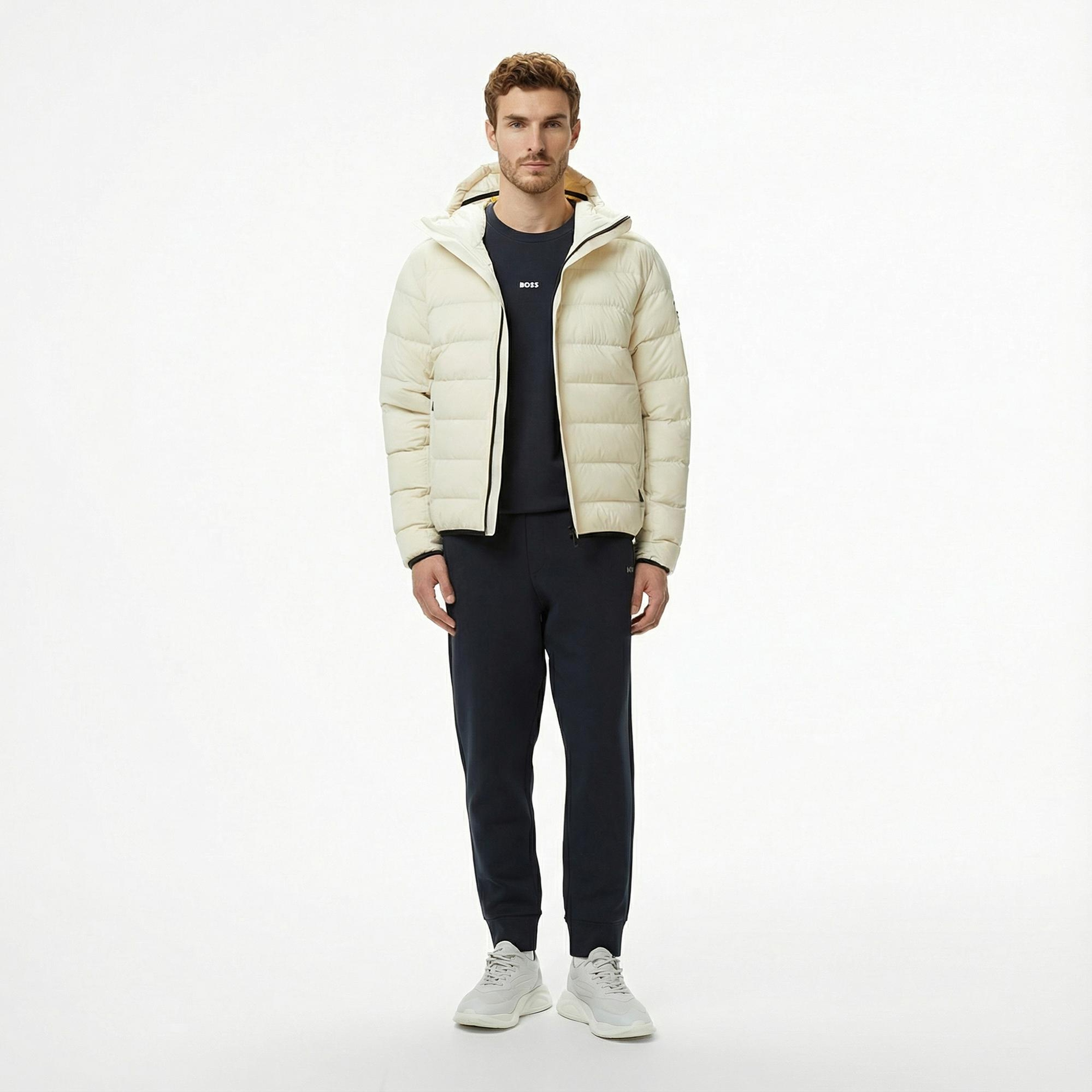 Boss Riplite Erkek Beyaz Mont