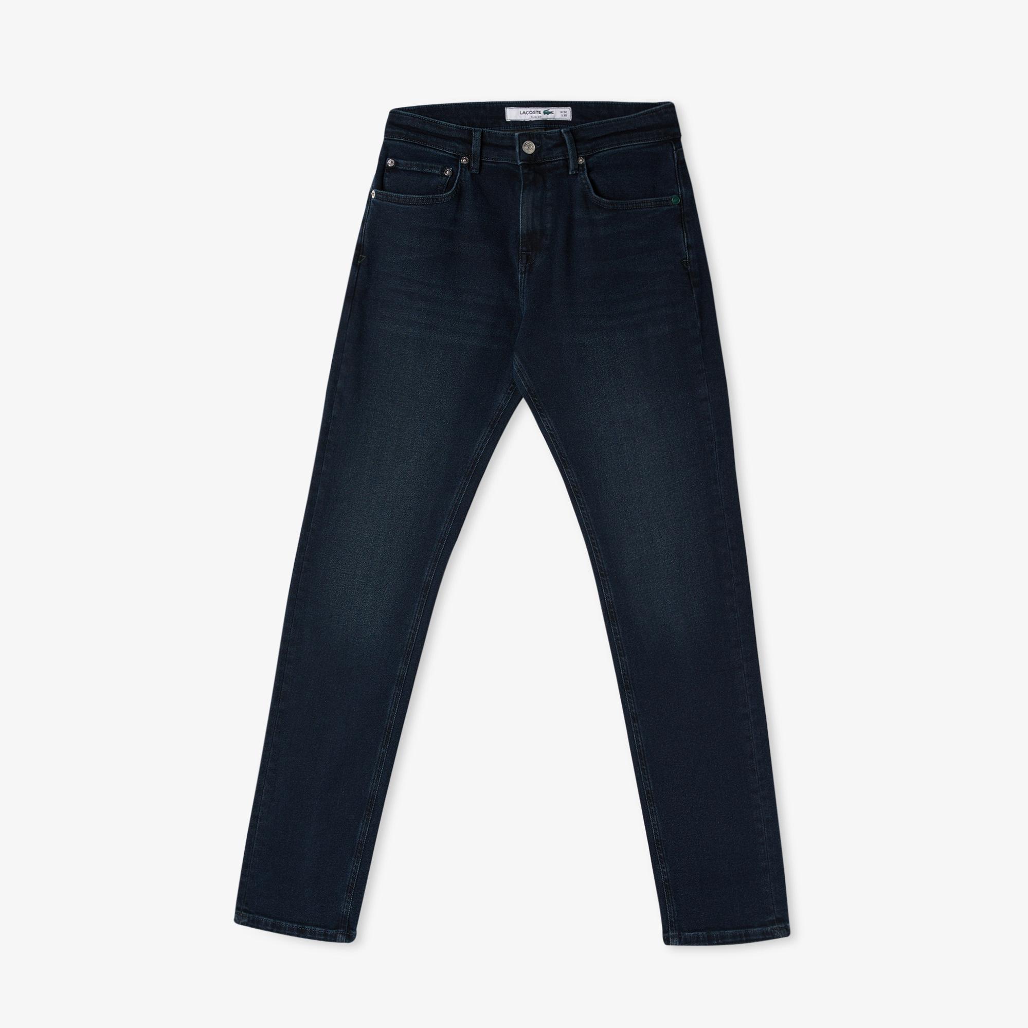Lacoste Erkek Slim Fit Lacivert Jean Pantolon