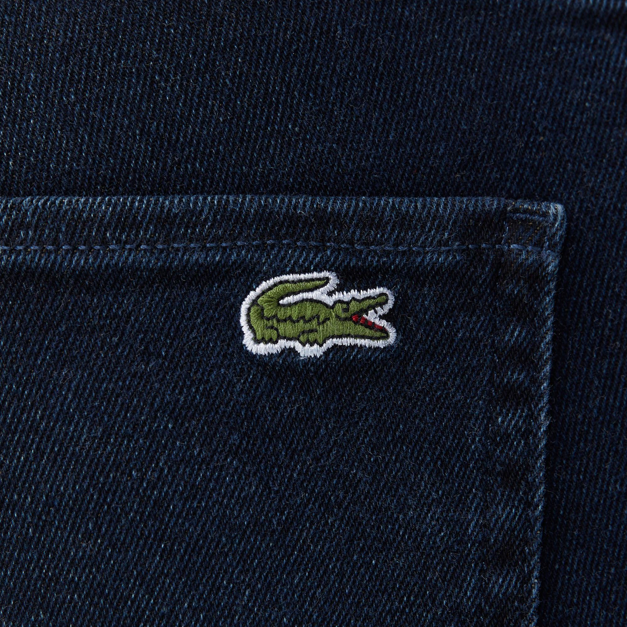 Lacoste Erkek Slim Fit Lacivert Jean Pantolon