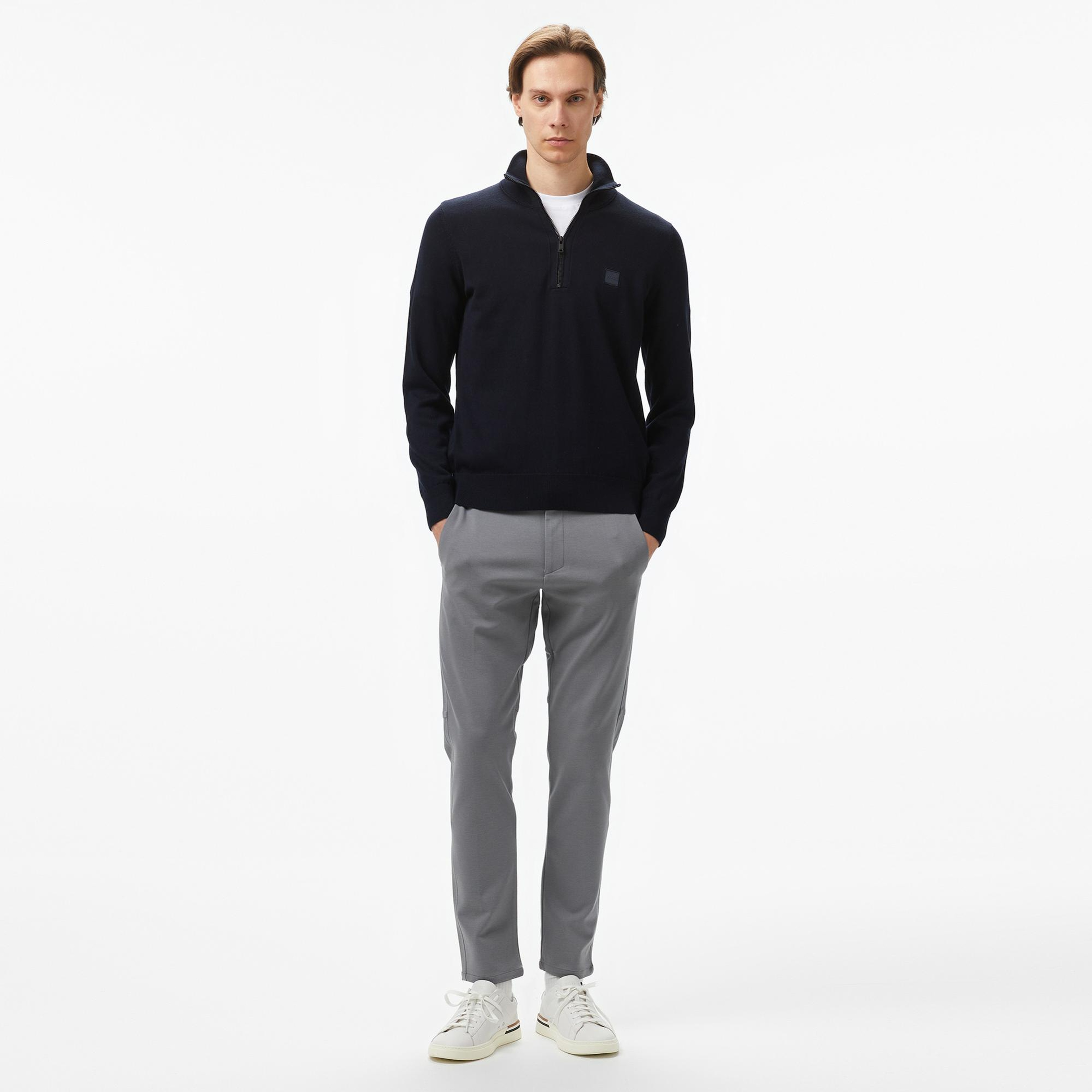 Boss Kanobix Erkek Lacivert Triko