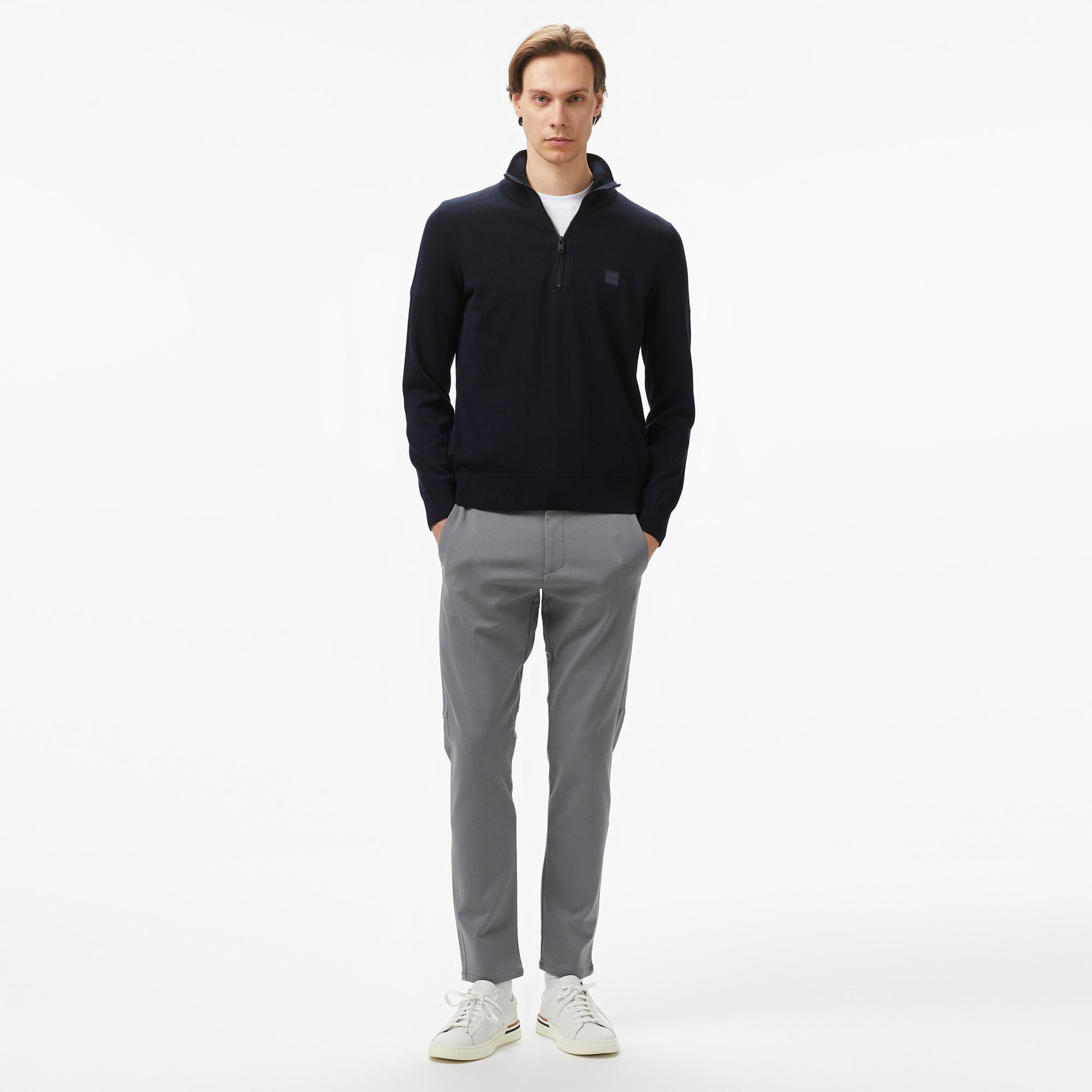 Boss Kanobix Erkek Lacivert Triko