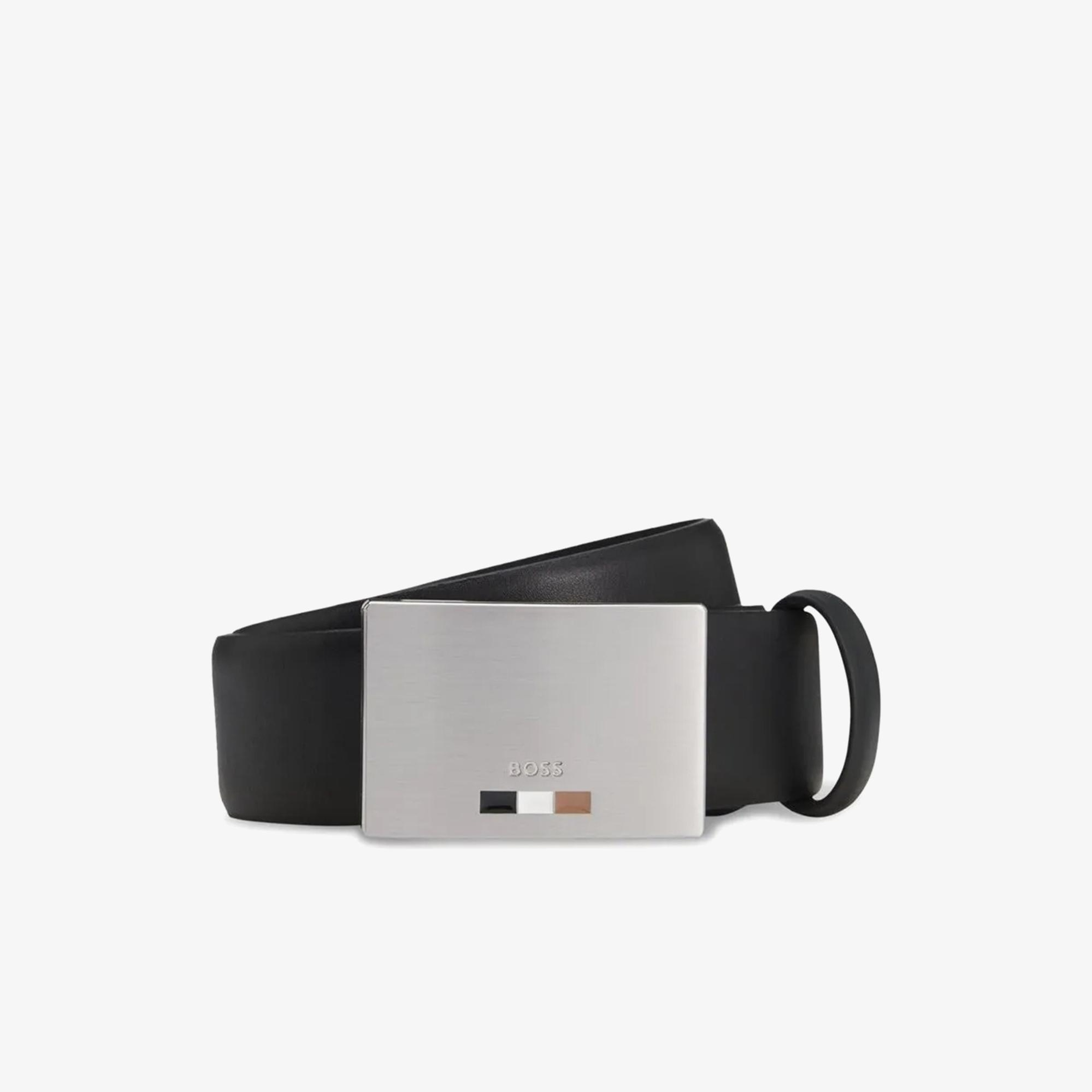 Boss Strom Icon Erkek Siyah Kemer
