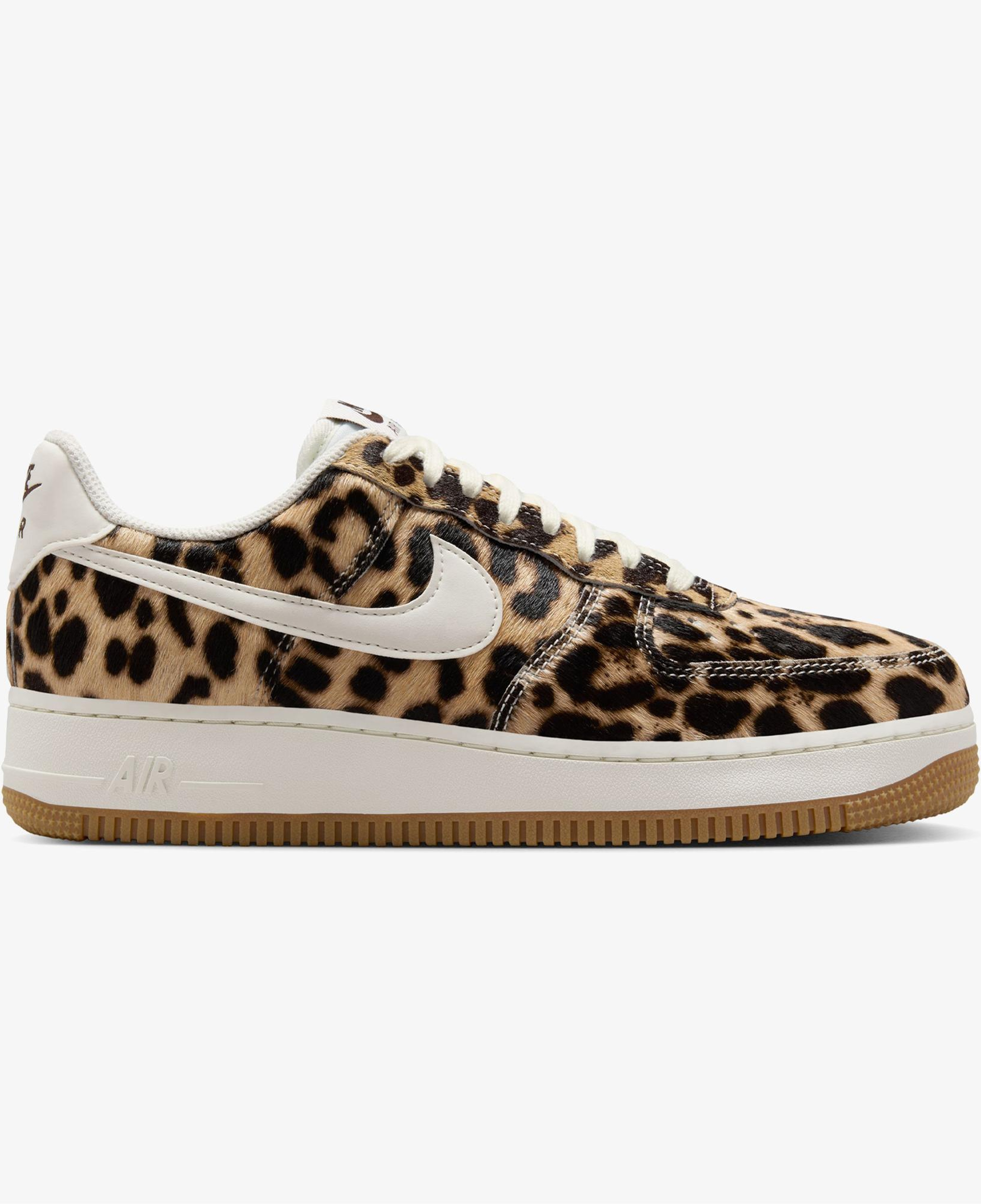 Nike Air Force 1 '07 Leopar Kadın Kahverengi Spor Ayakkabı