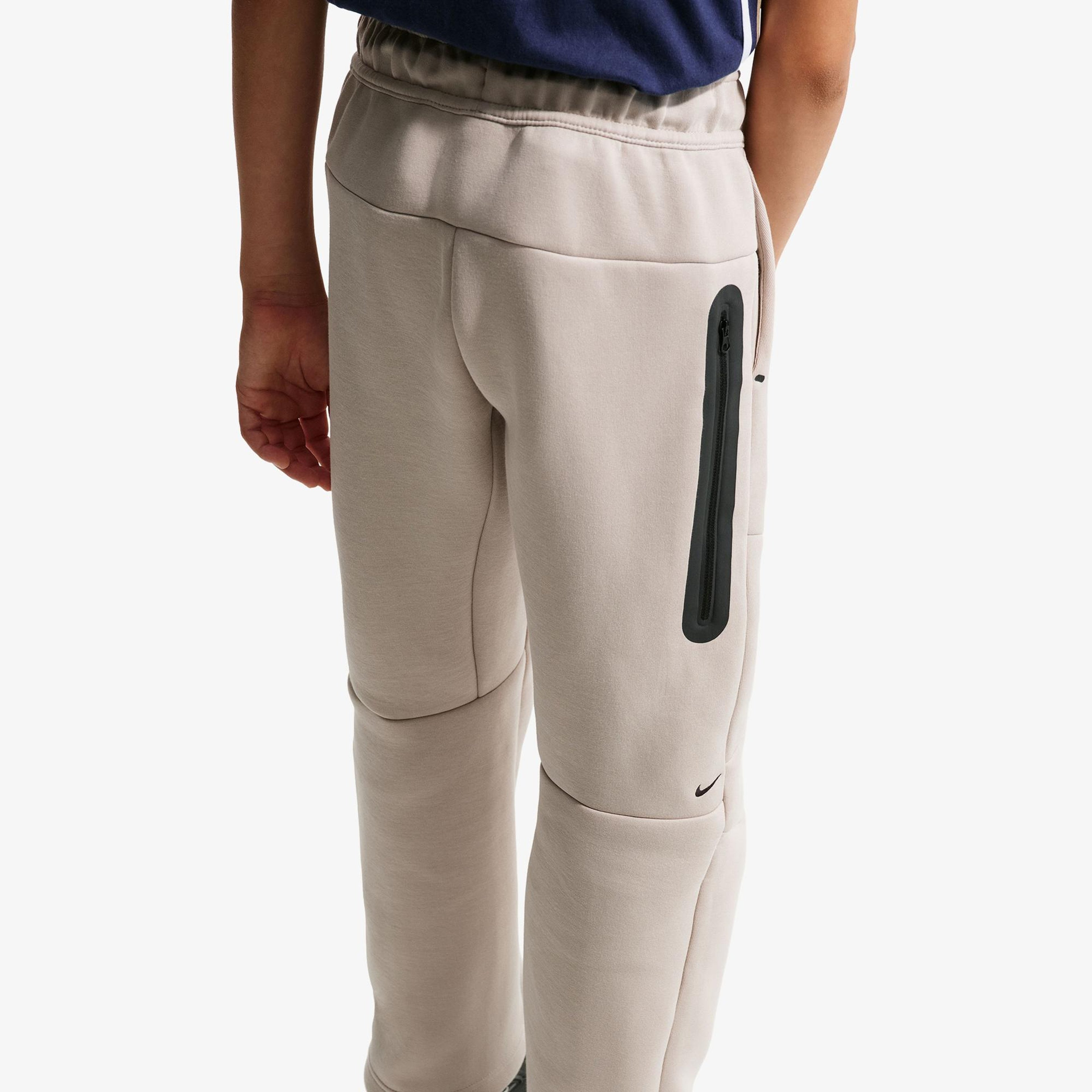 Nike Sportswear Tech Fleece Çocuk Bej Eşofman Altı