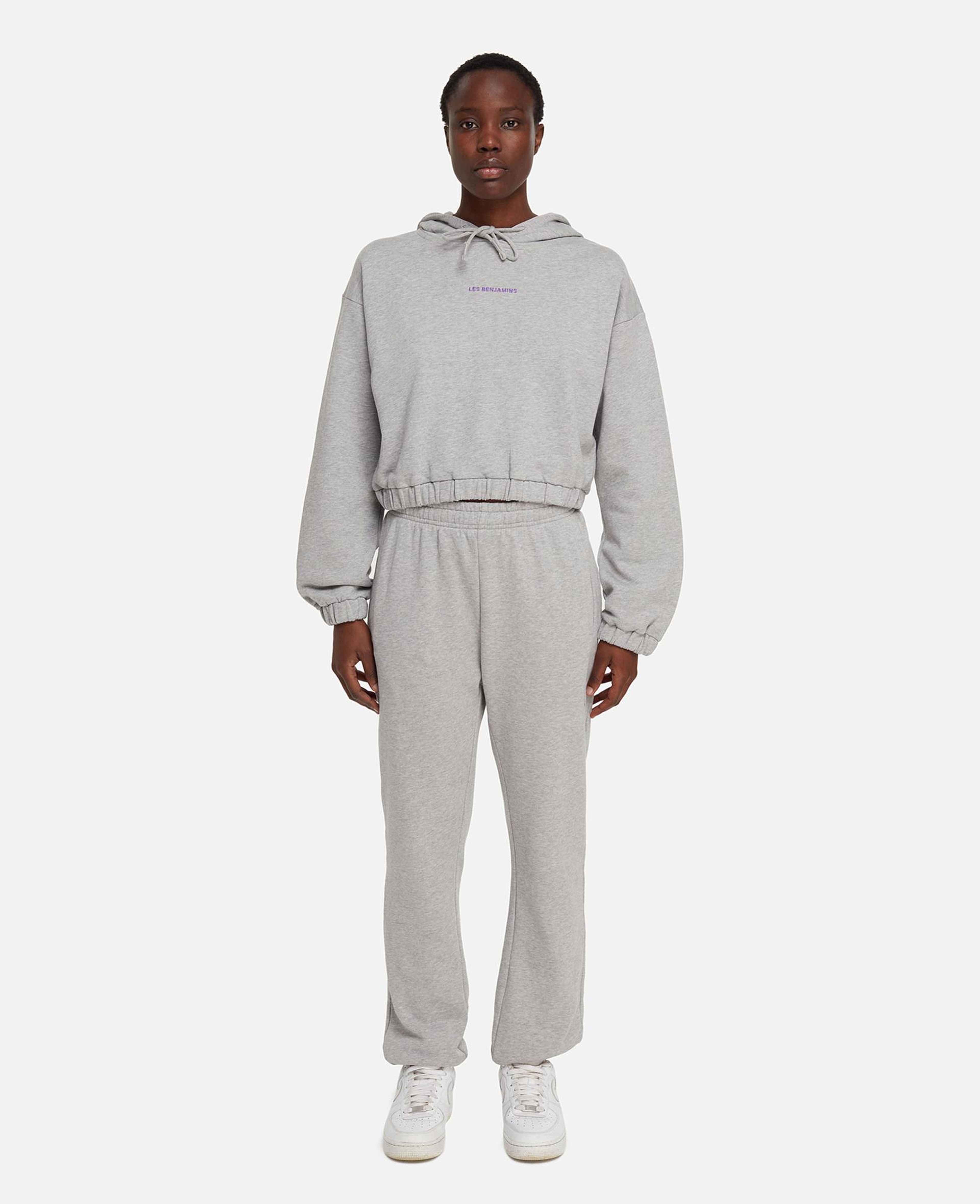 Les Benjamins Core Kadın Gri Hoodie