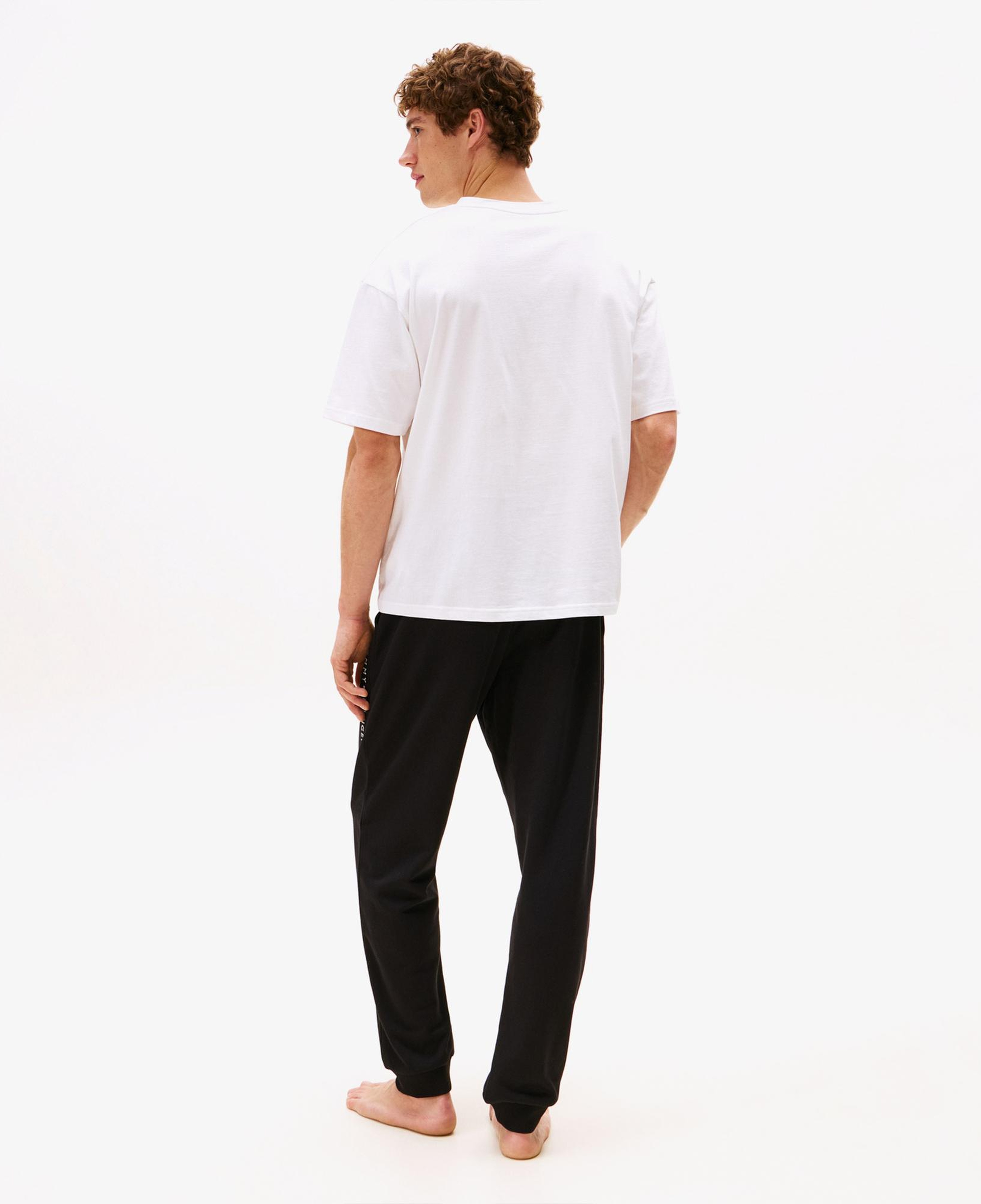 Tommy Hilfiger Logo Erkek Beyaz T-Shirt