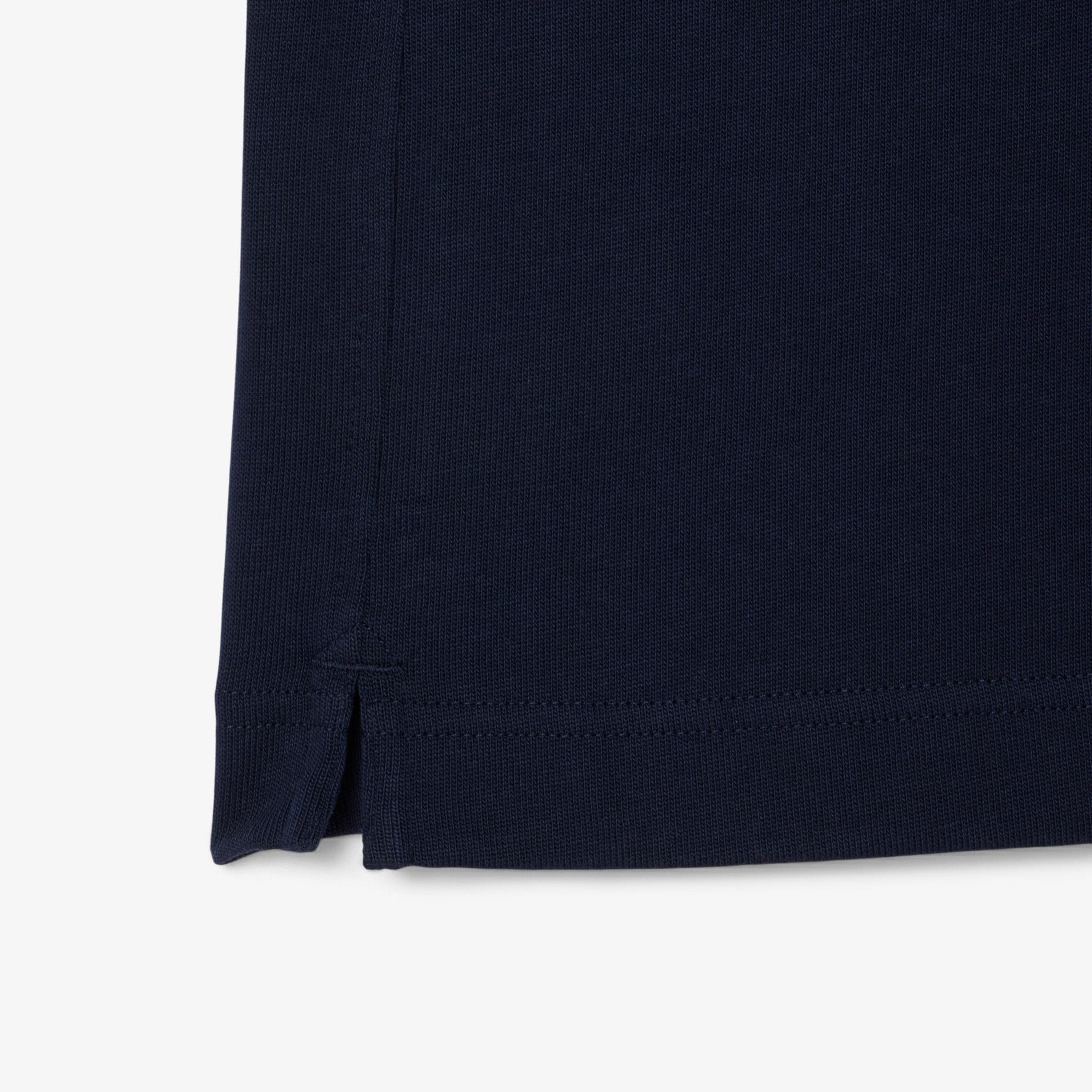 Lacoste Erkek Classic Fit Uzun Kollu Polo Yaka Renk Bloklu Lacivert Rugby Polo