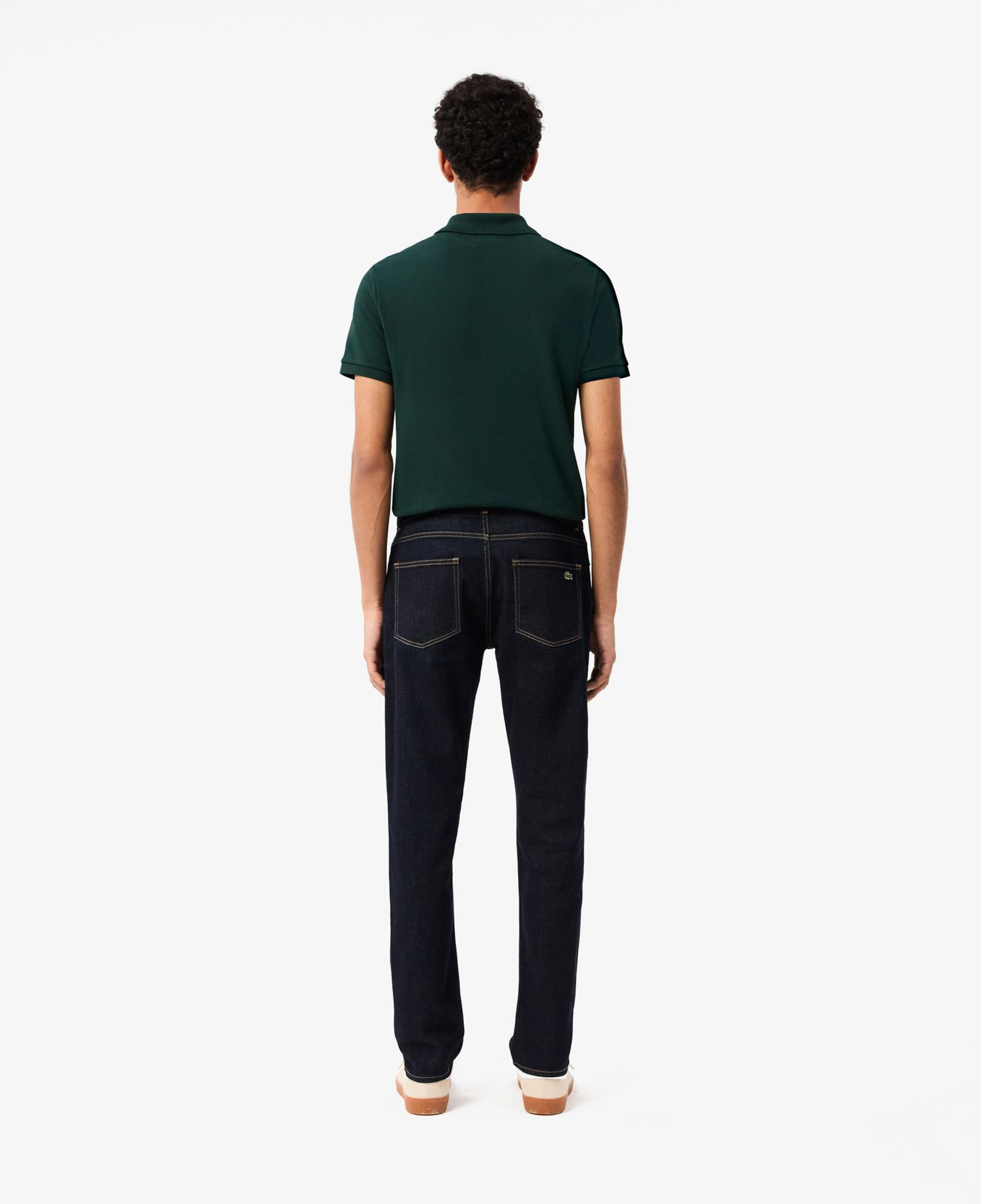 Lacoste Erkek Slim Fit Koyu Mavi Jean Pantolon
