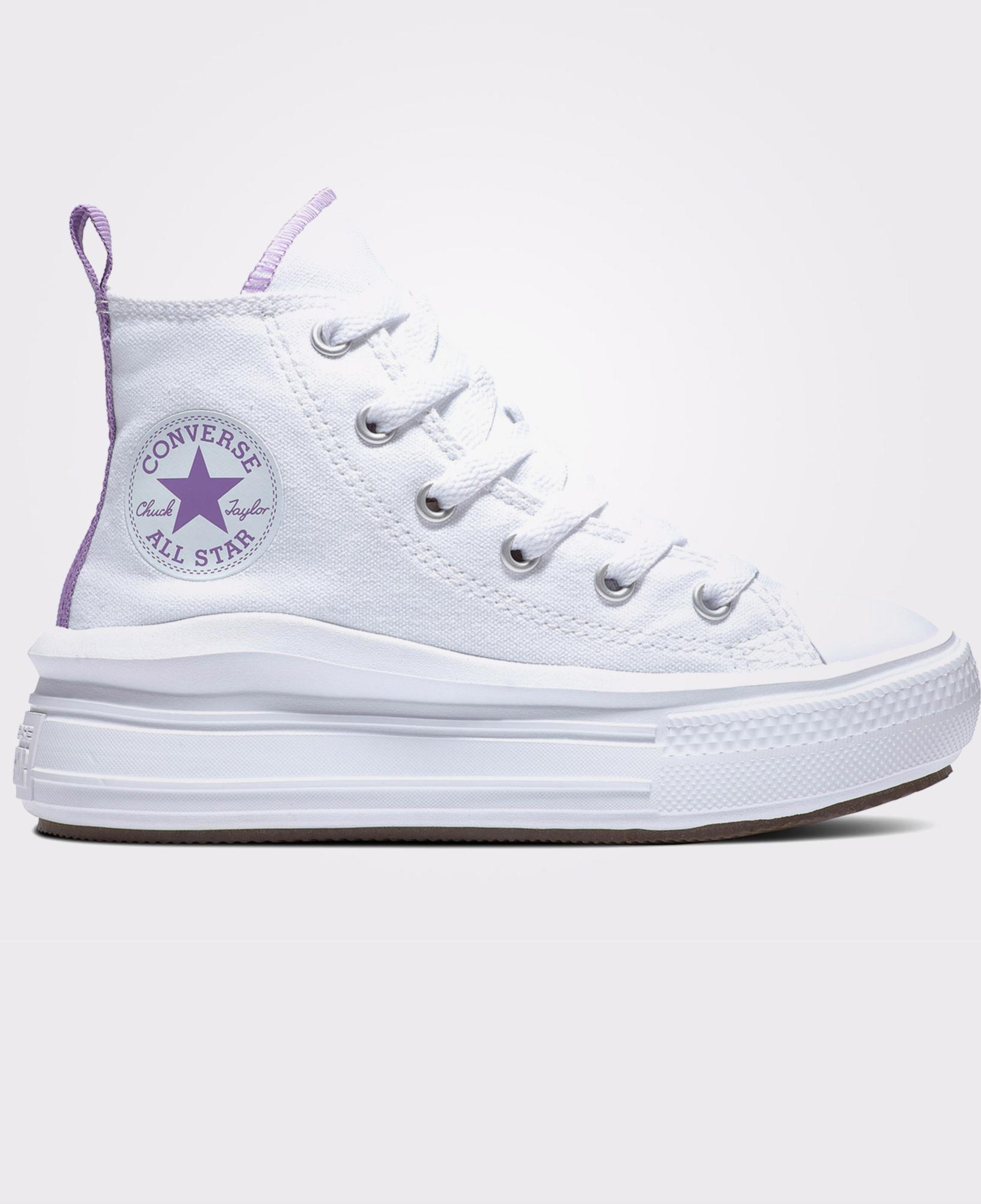 Converse Chuck Taylor All Star Move Çocuk Beyaz Platform Sneaker