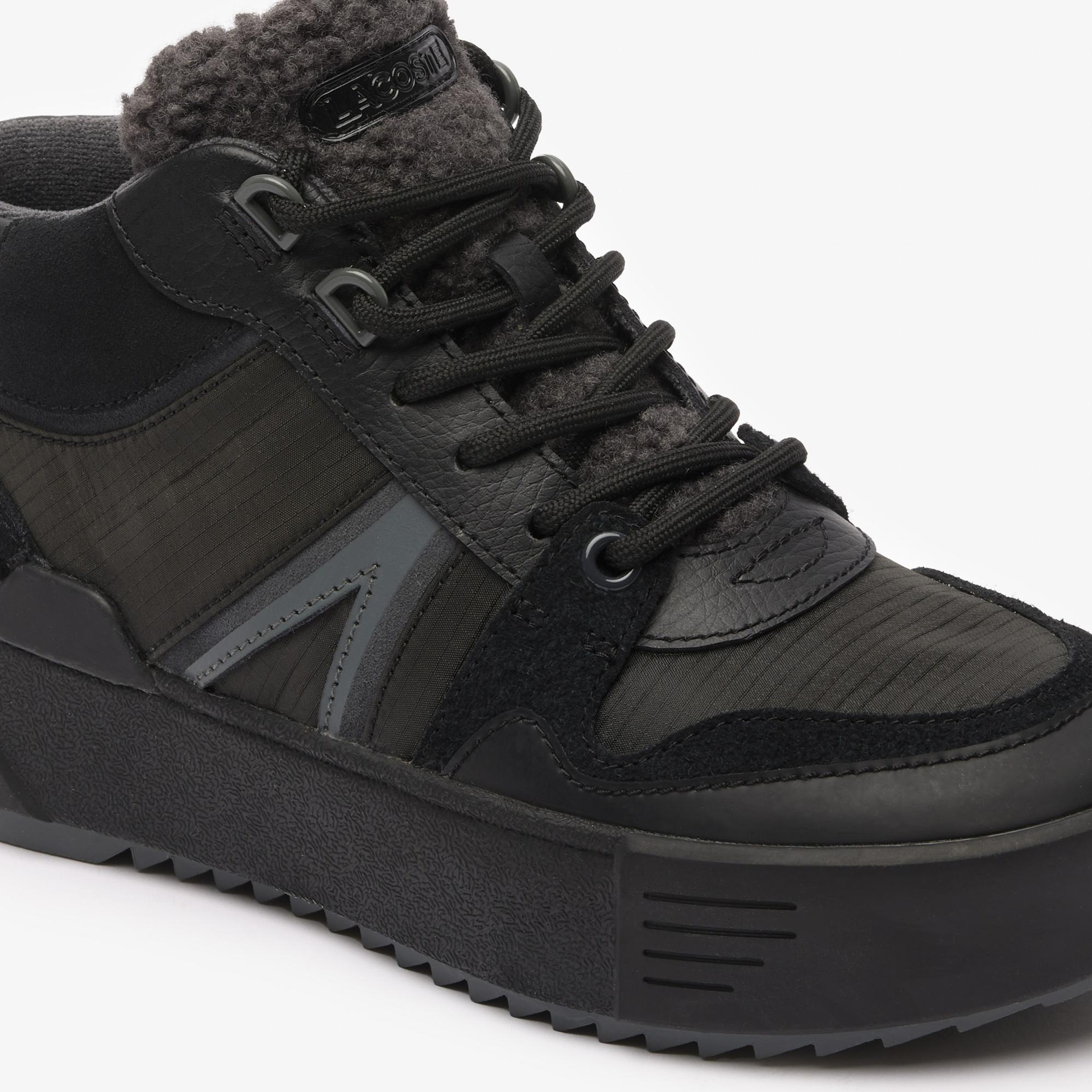 Lacoste L002 Winter Mid Kadın Siyah Bot
