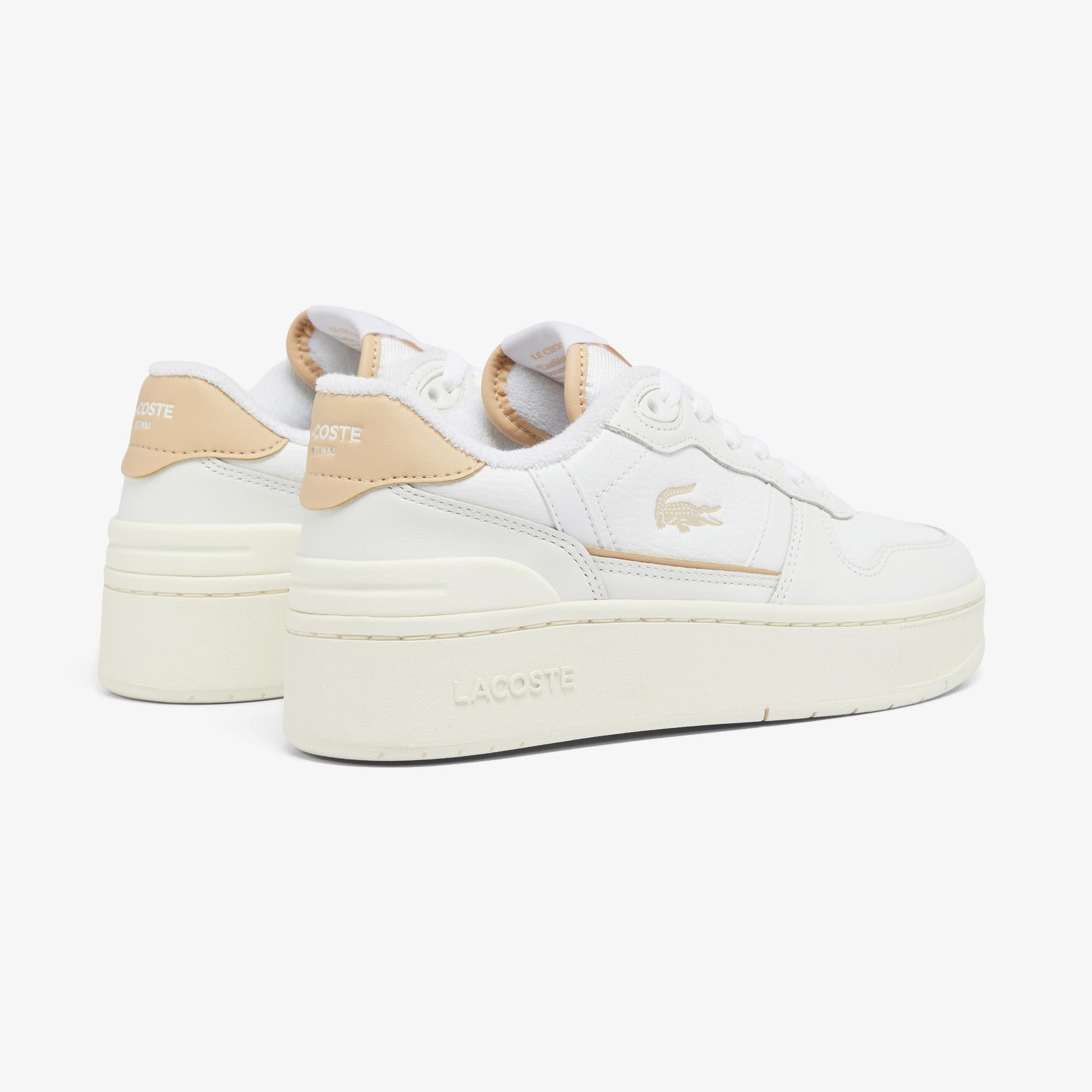 Lacoste T-Clip Platform Kadın Beyaz Sneaker