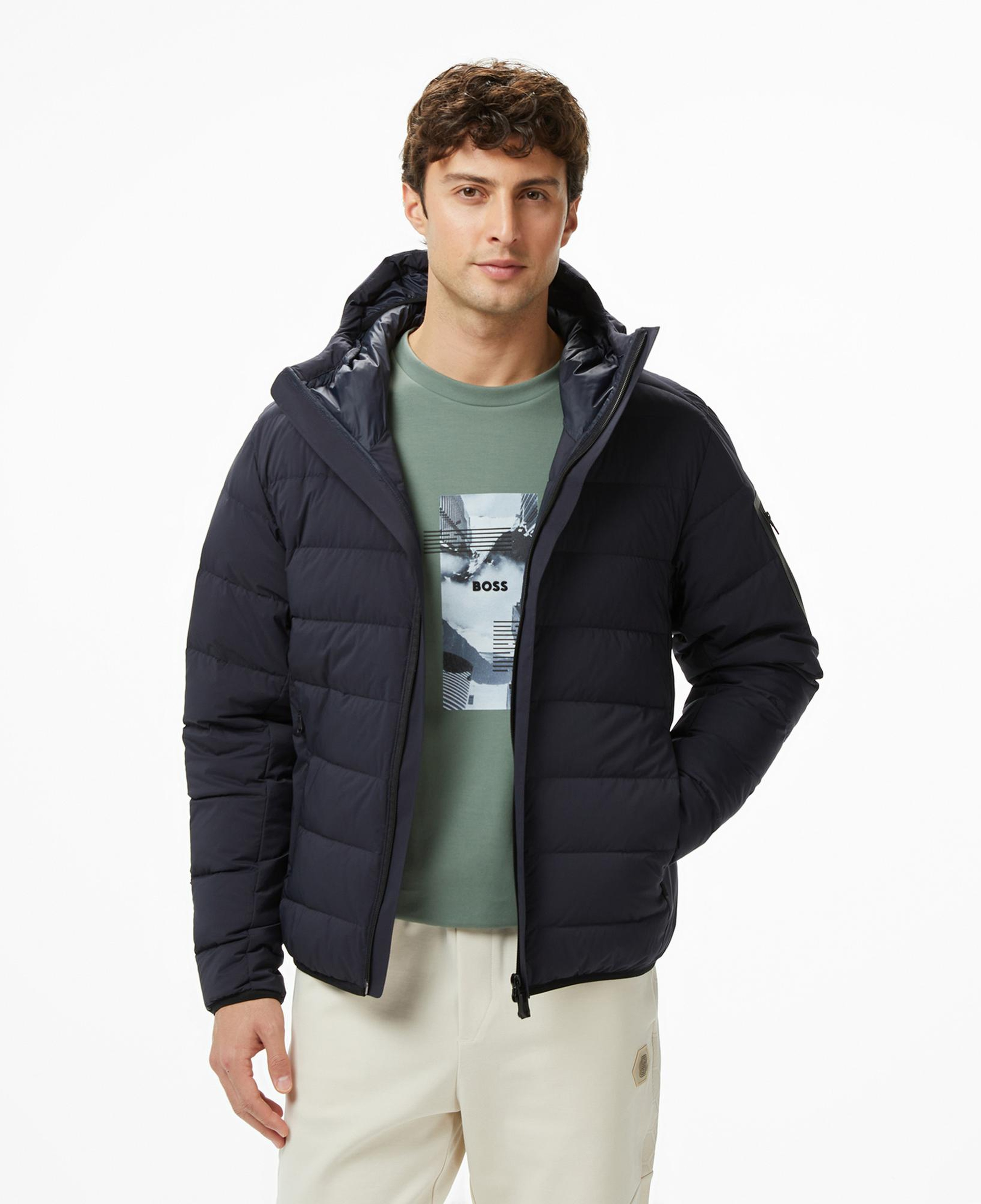 Boss Riplite Erkek Lacivert Mont