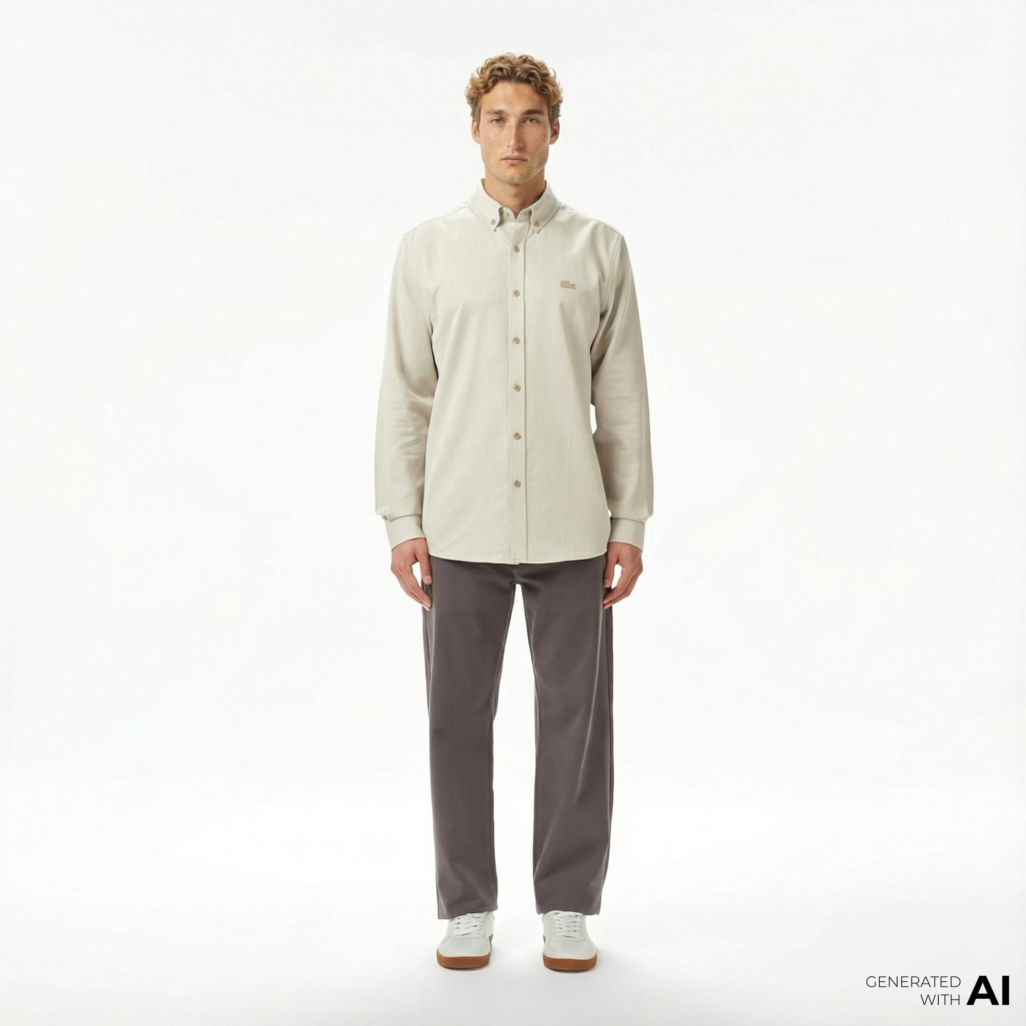 Lacoste Erkek Slim Fit Koyu Gri Pantolon