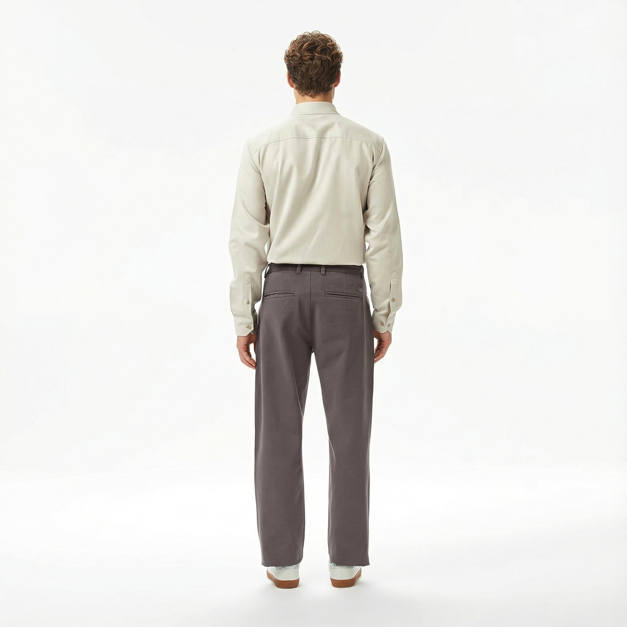 Lacoste Erkek Slim Fit Koyu Gri Pantolon