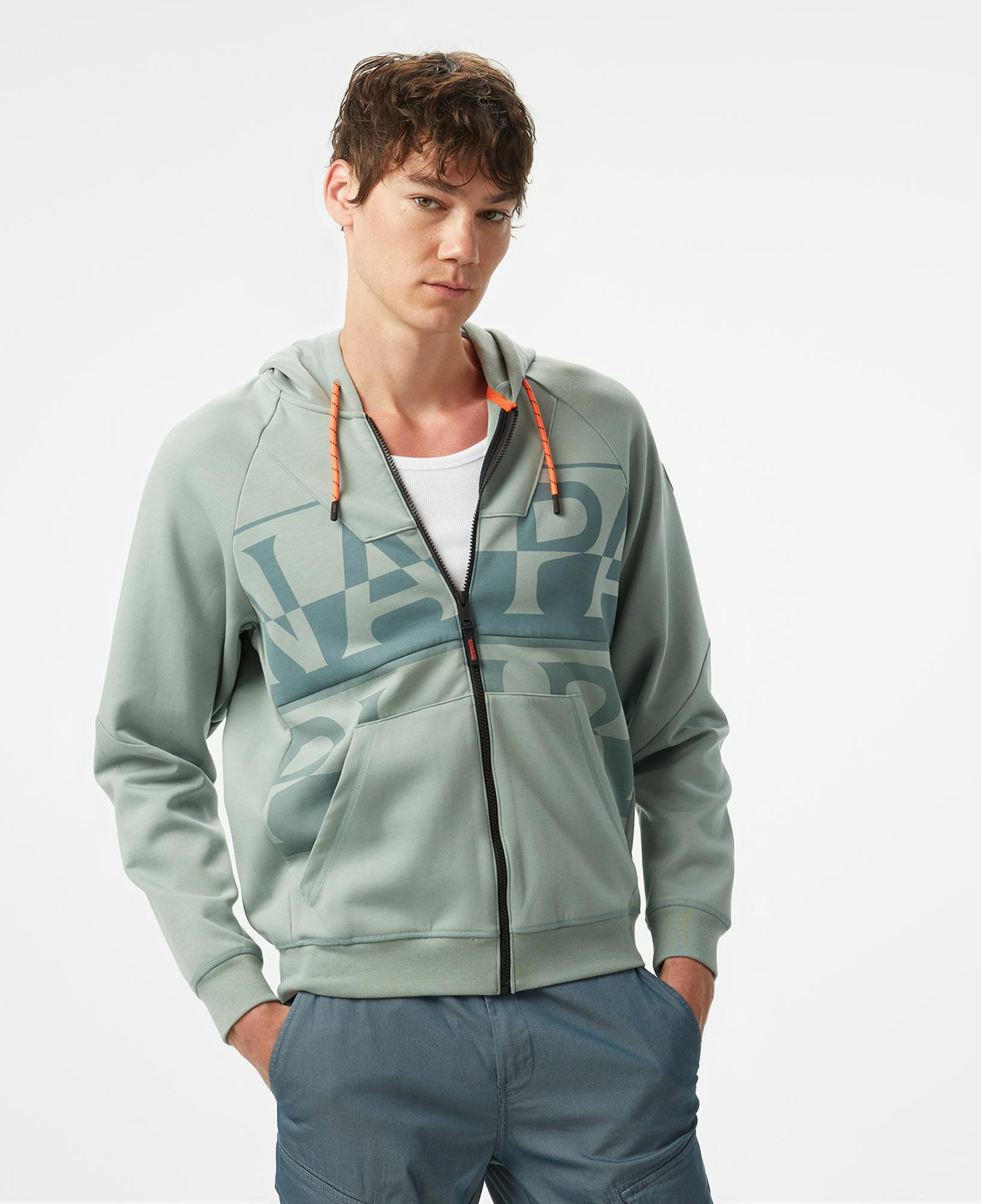 Napapijri  B-Anghiari Fzh Erkek Yeşil Sweatshirt