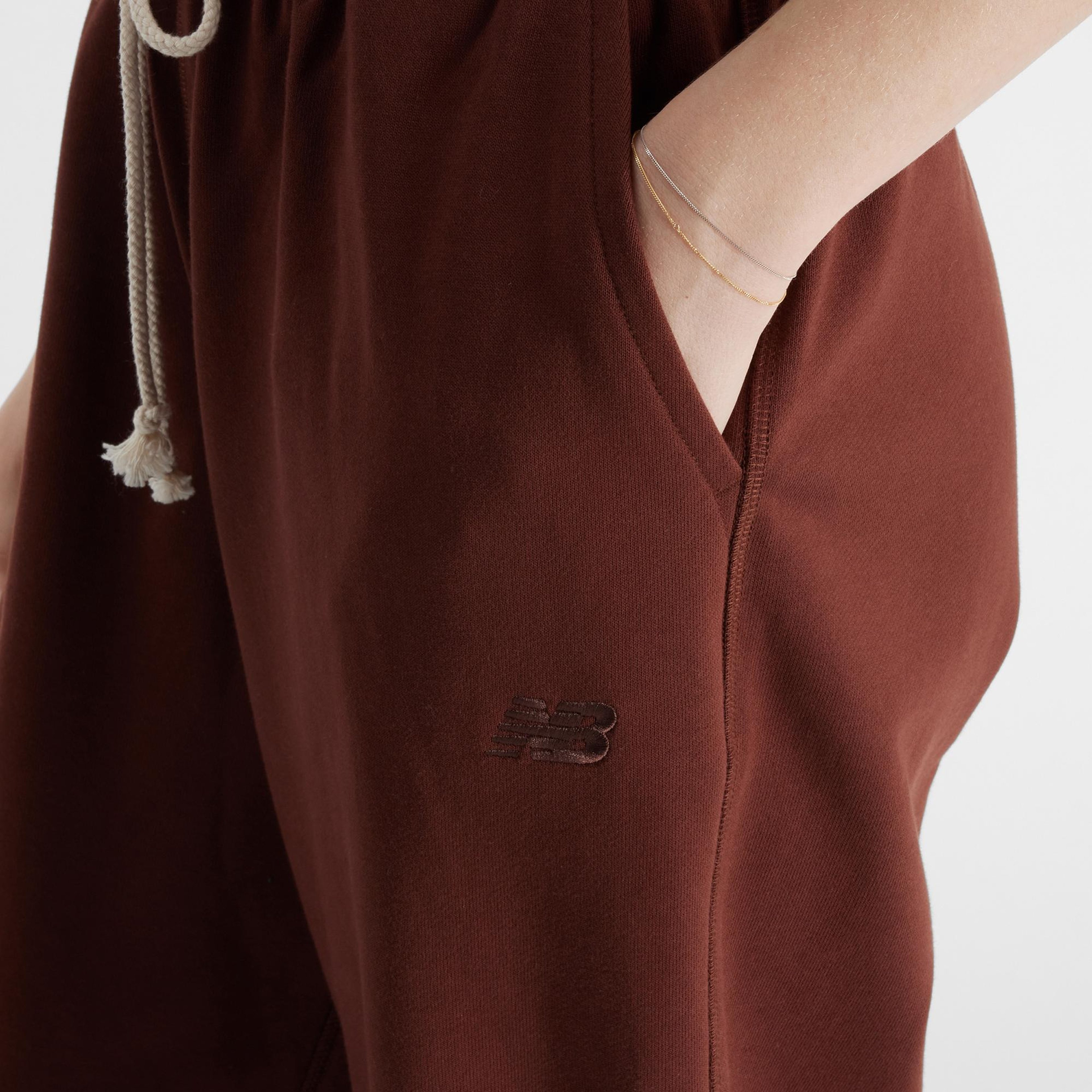 New Balance French Terry Kadın Bordo Eşofman Altı