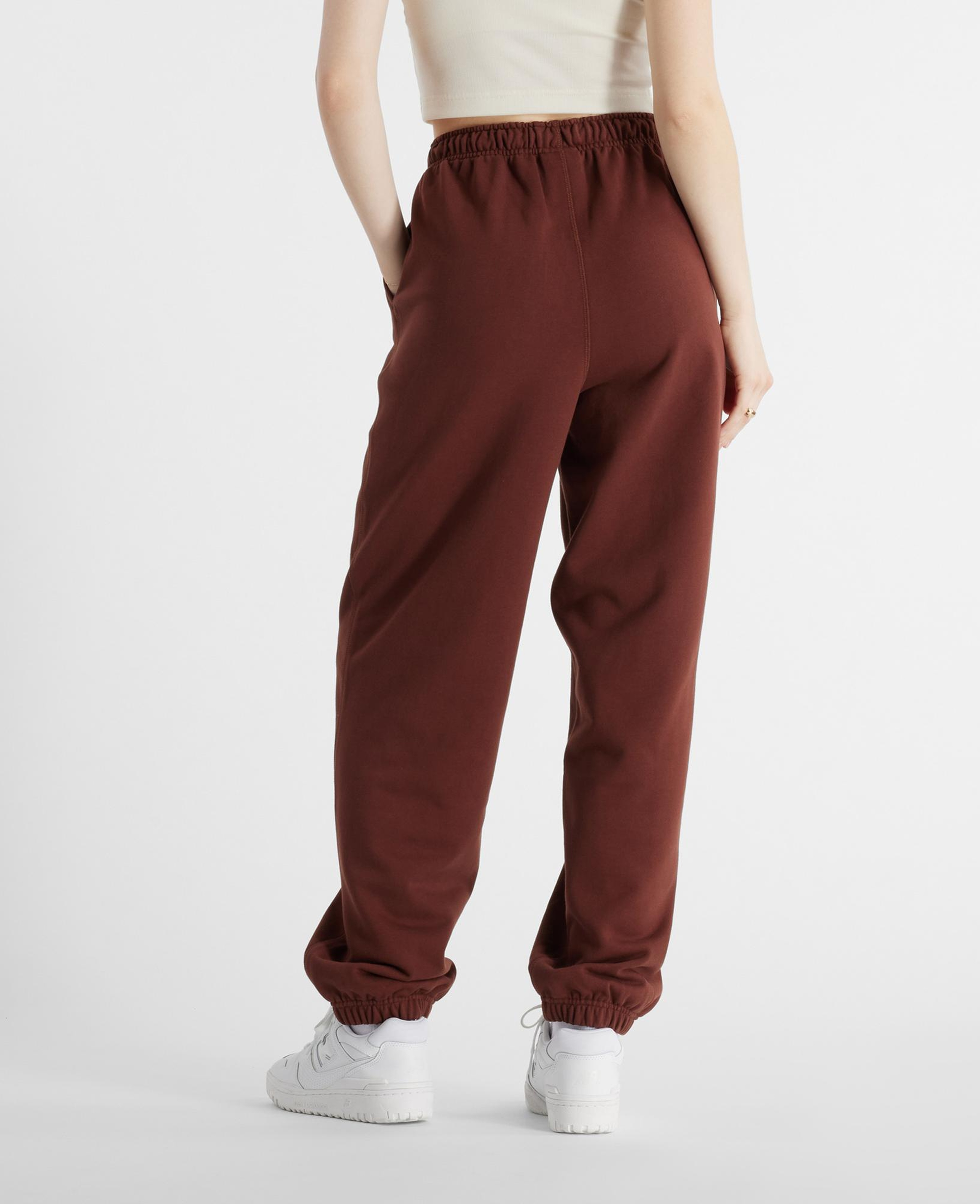 New Balance French Terry Kadın Bordo Eşofman Altı