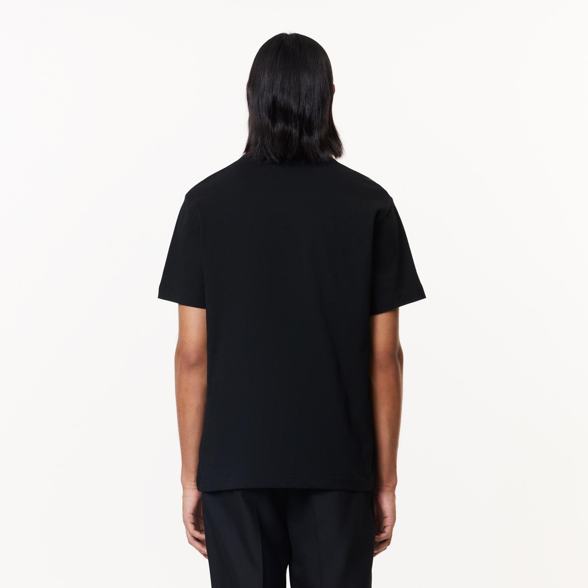 Lacoste Classic Fit Erkek Siyah T-Shirt